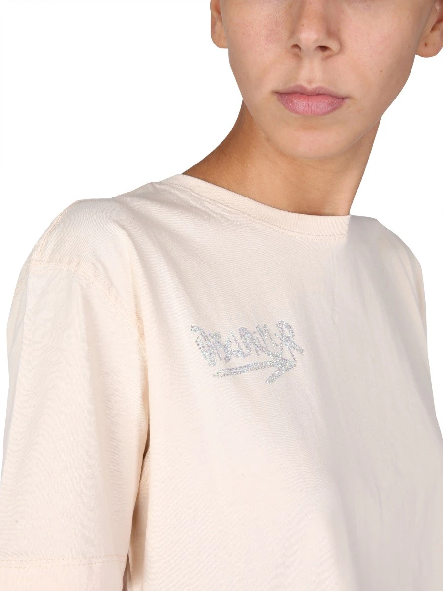 T-SHIRT WITH CRYSTAL LOGO.webp