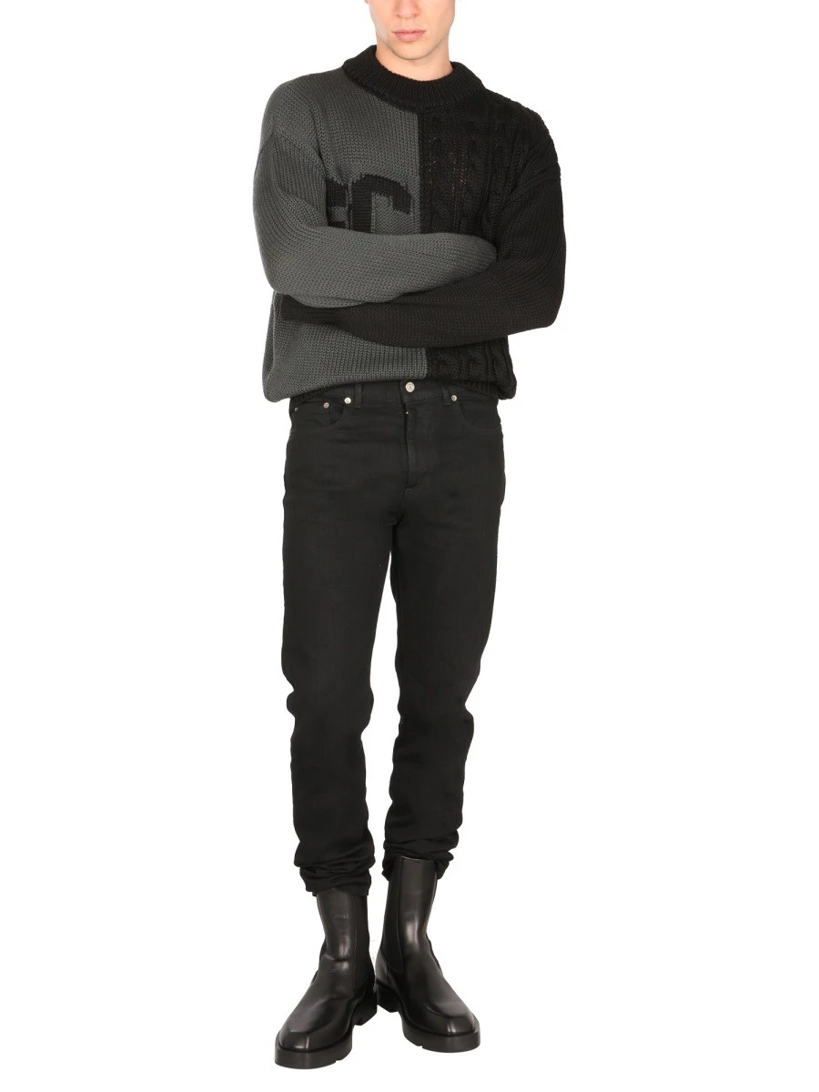 SWEATER WITH LOGO INLAY.webp