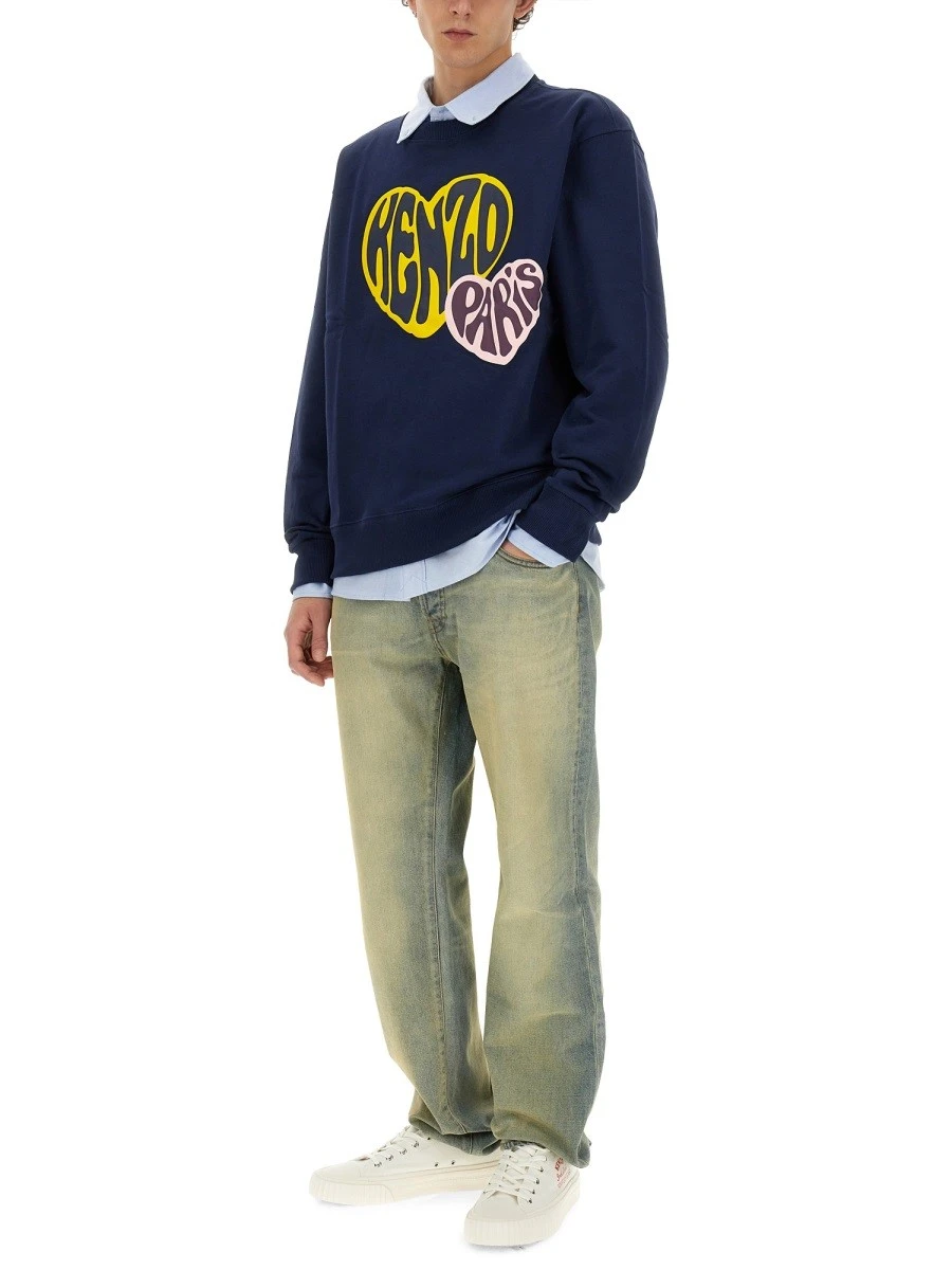 SLIM BARA JEANS 'KENZO DRAWN VARSITY'.webp