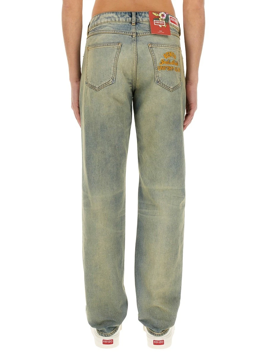 SLIM BARA JEANS 'KENZO DRAWN VARSITY'.webp