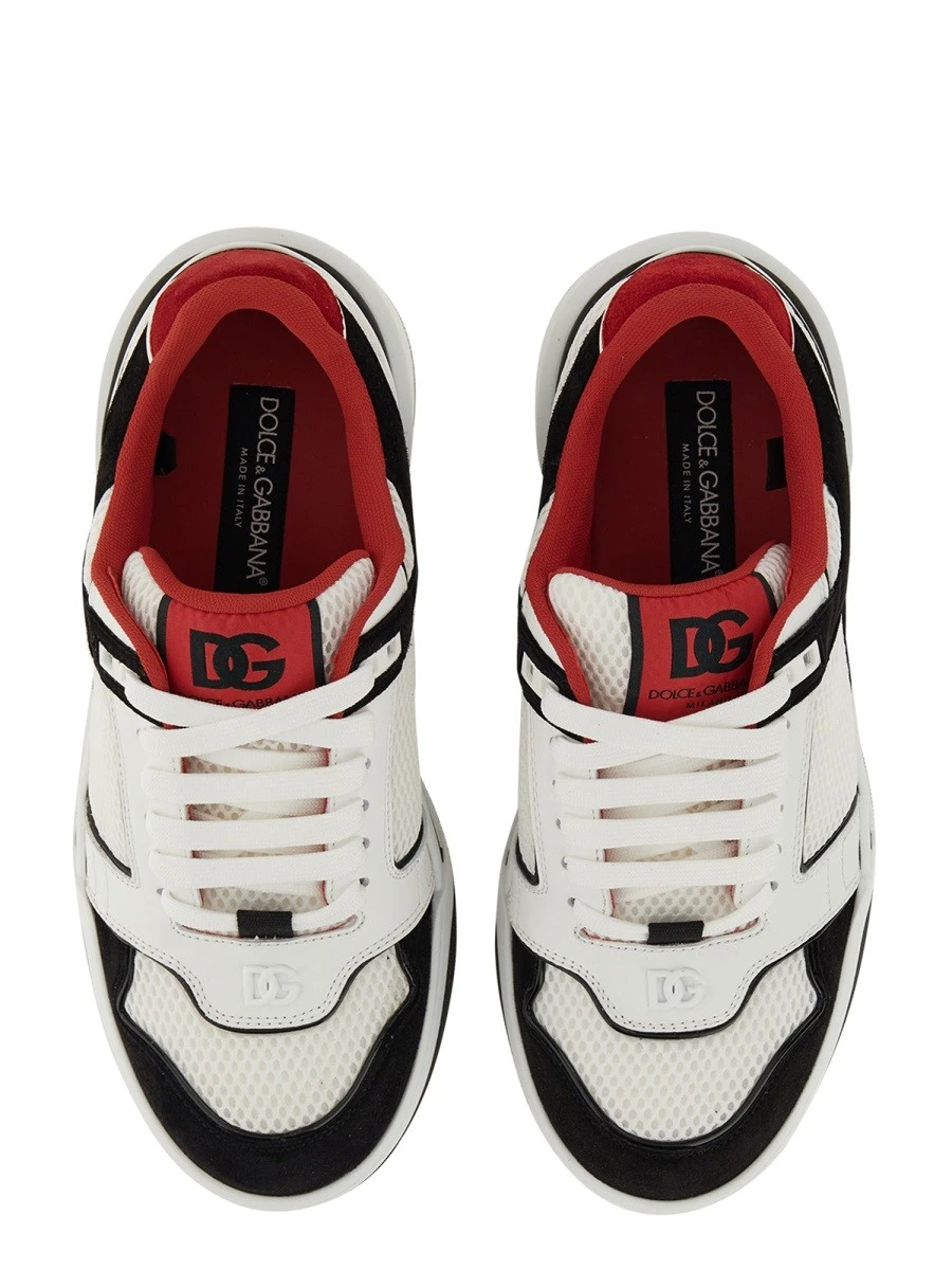 LEATHER AND MESH SNEAKER.webp
