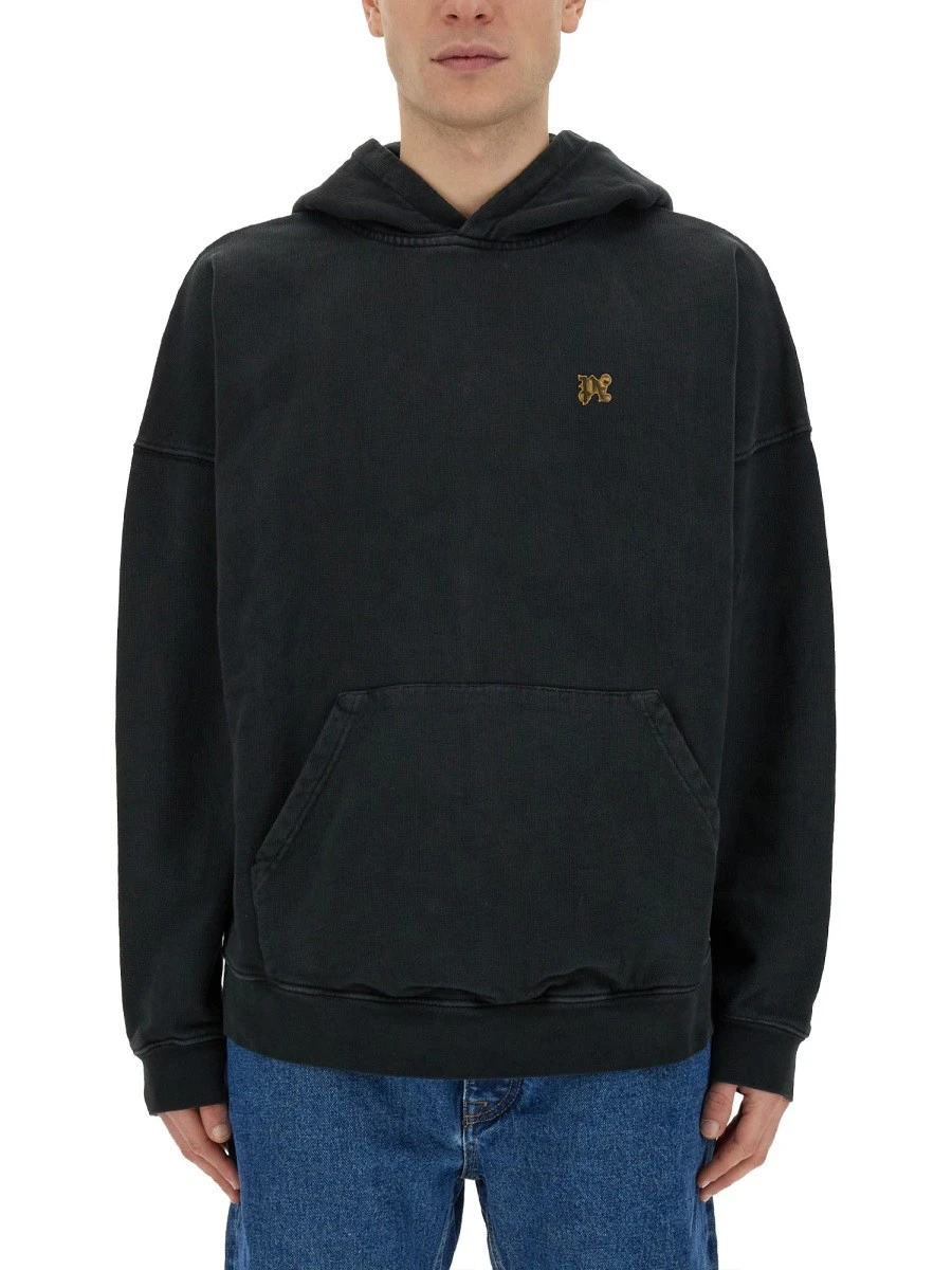 "BURNING MONOGRAM" PRINT SWEATSHIRT.webp