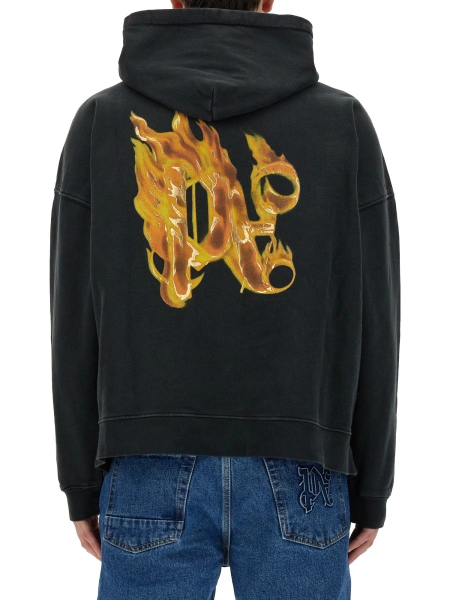 "BURNING MONOGRAM" PRINT SWEATSHIRT.webp