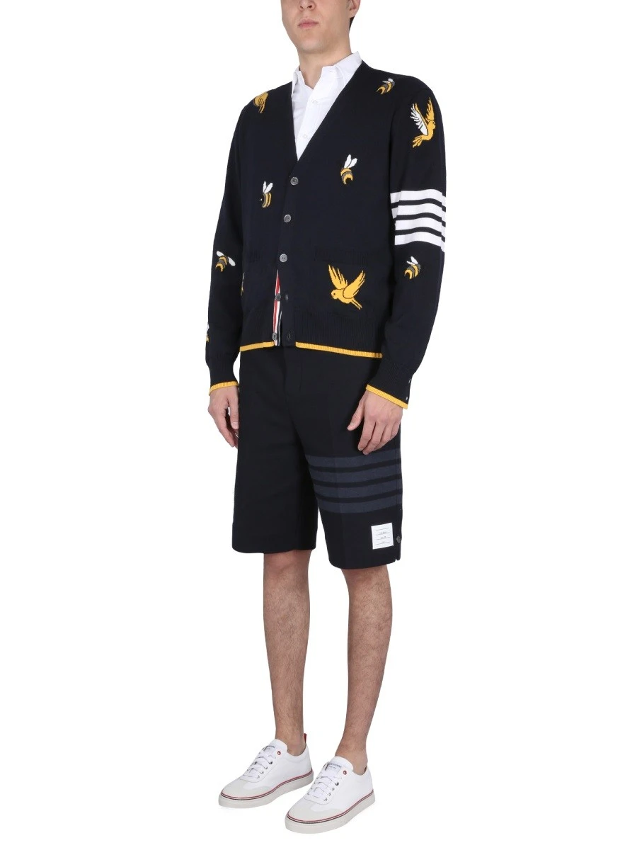 CARDIGAN WITH BIRDS AND BEES INLAYS.webp