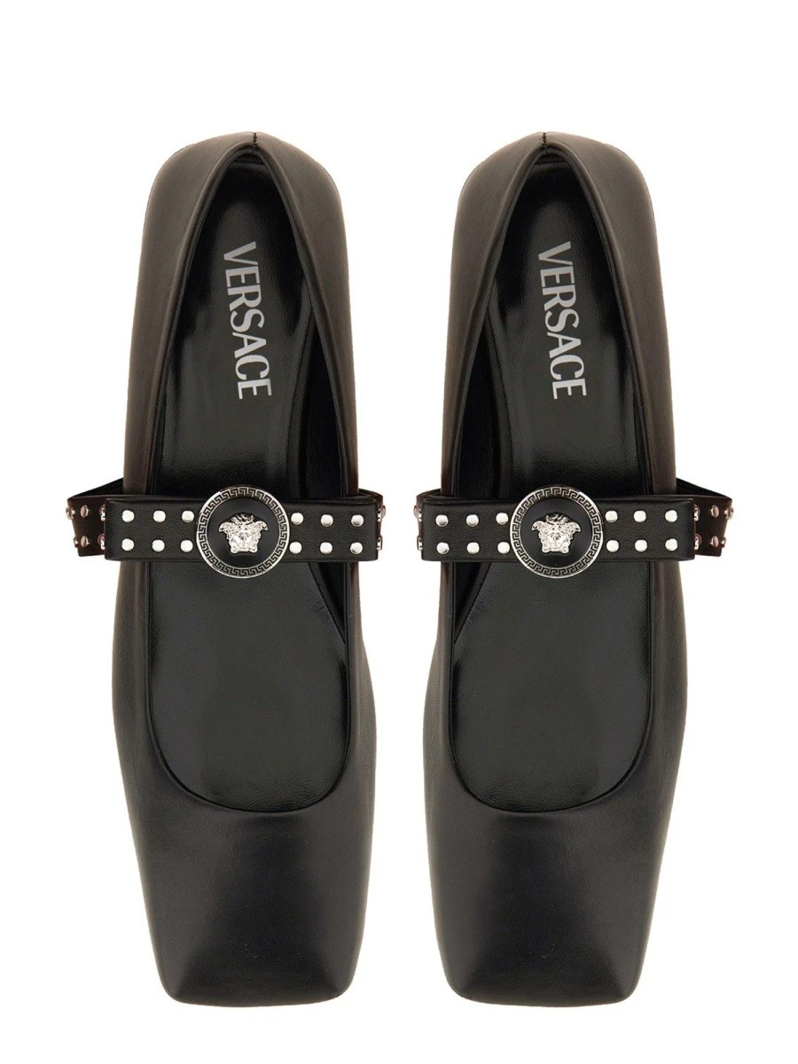 BALLERINA "GIANNI" RIBBON WITH STUDS.webp