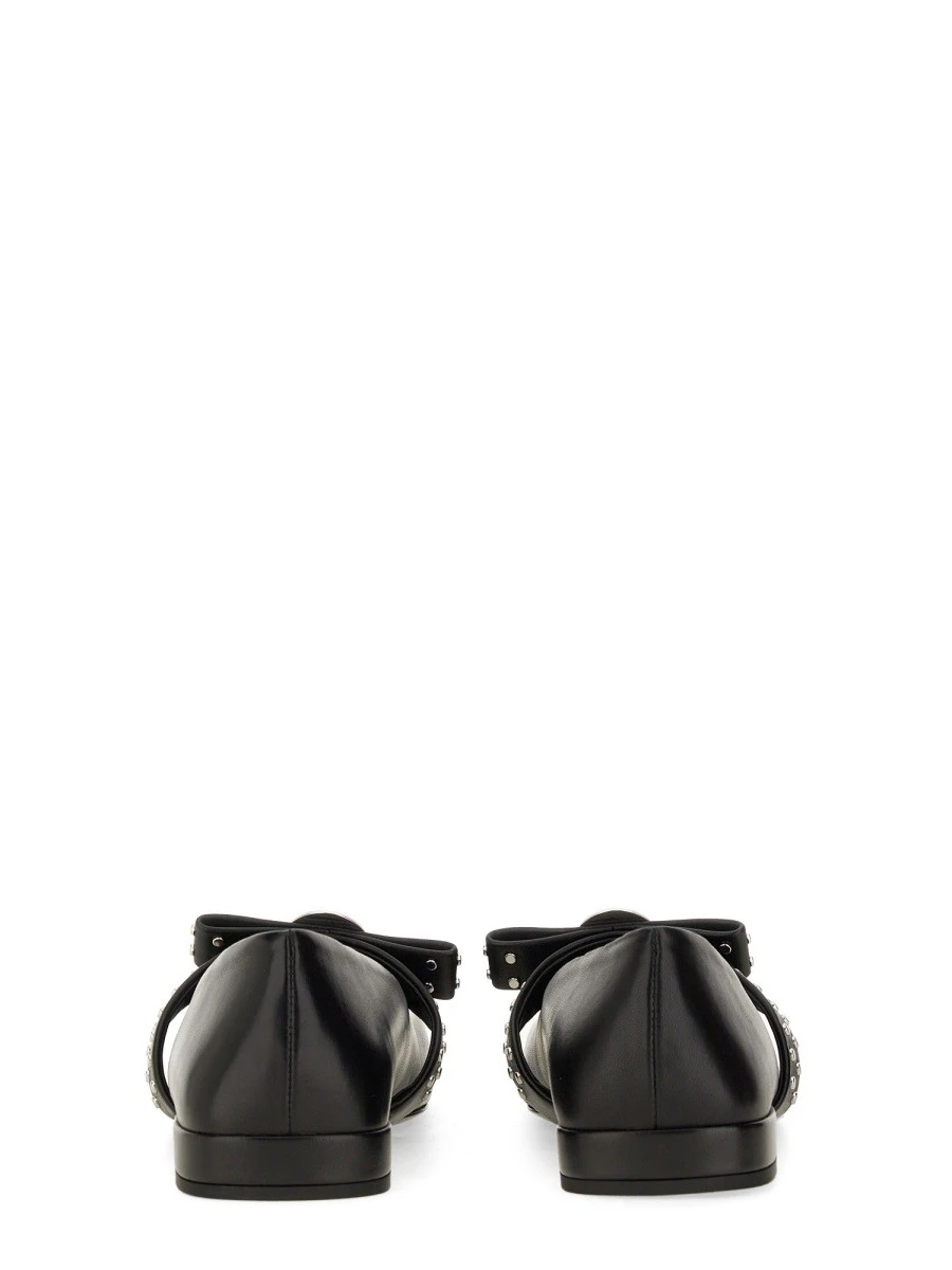 BALLERINA "GIANNI" RIBBON WITH STUDS.webp