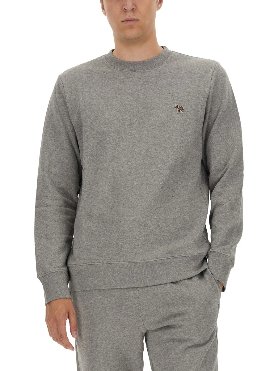 SWEATSHIRT WITH ZEBRA PATCH.webp