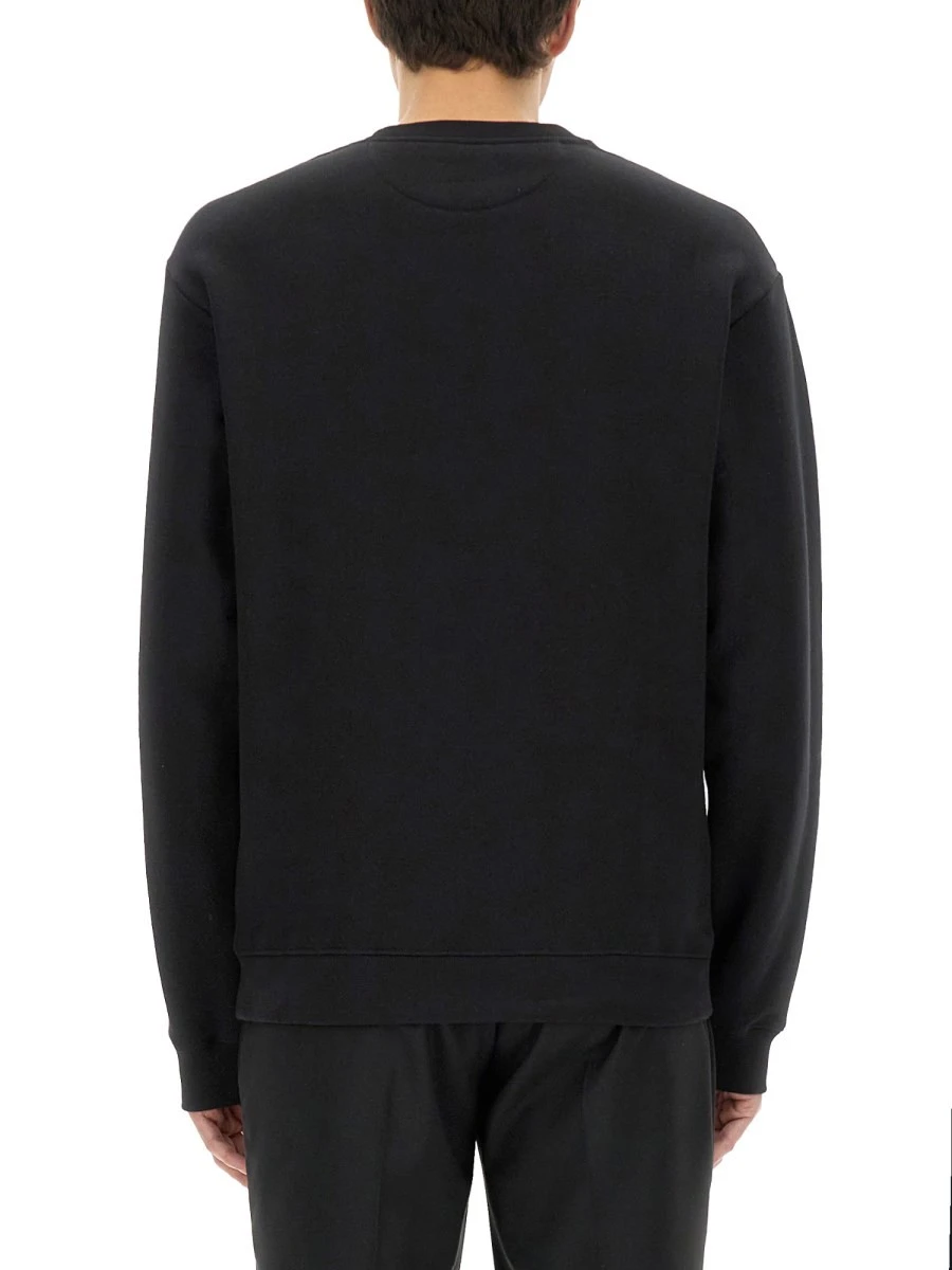 COTTON CREWNECK SWEATSHIRT WITH "CHEZ VALENTINO" PATCH.webp