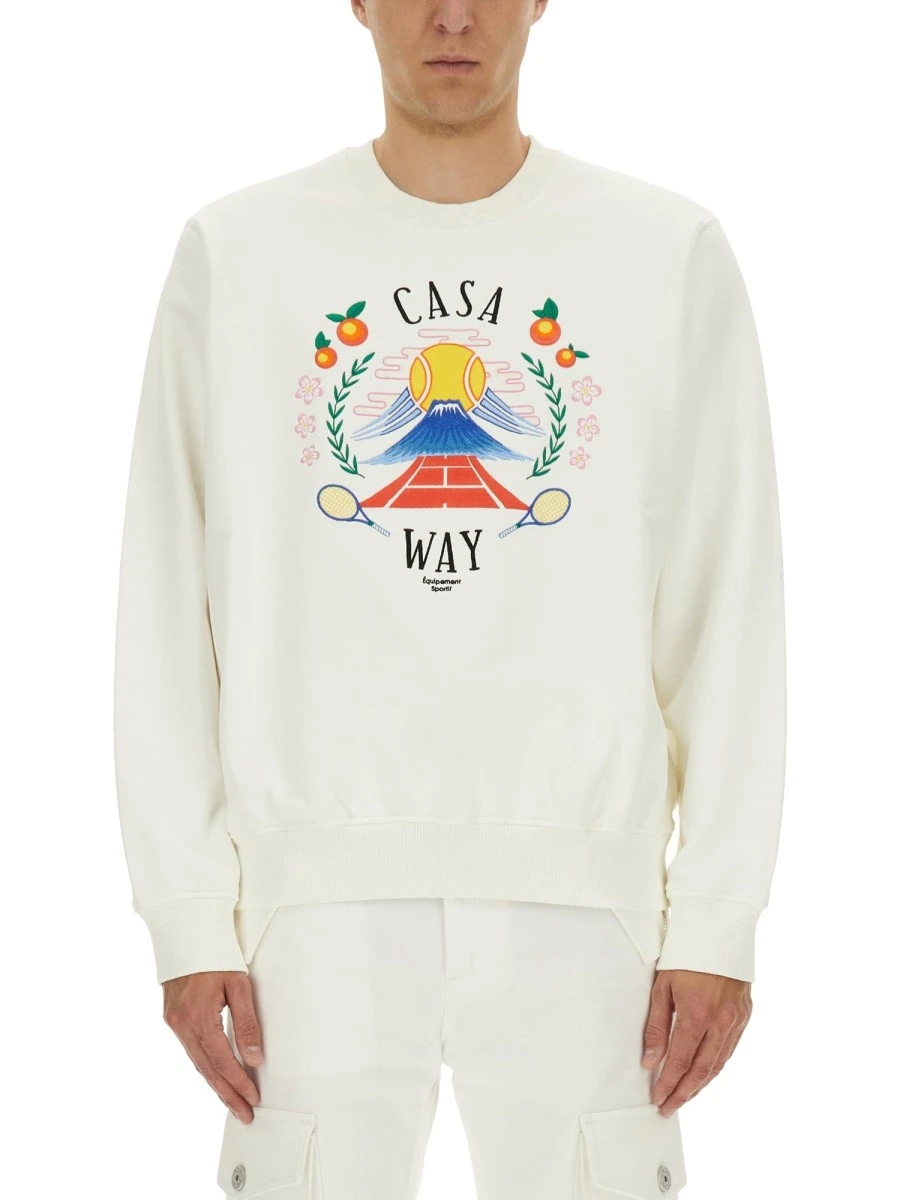 SWEATSHIRT WITH "HOME WAY MOUNTAIN" EMBROIDERY.webp