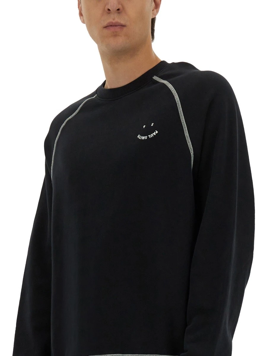 SWEATSHIRT WITH EMBROIDERY PS HAPPY.webp