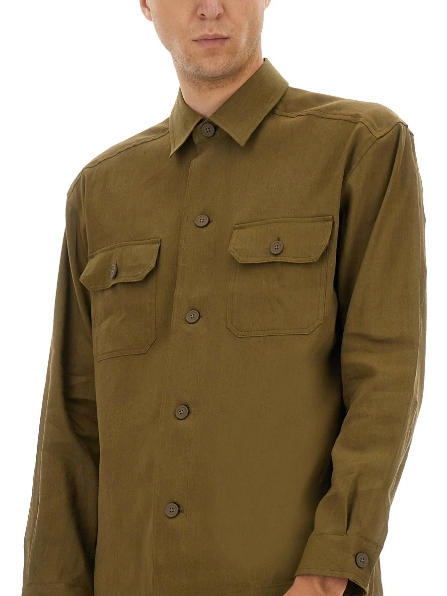 STRETCH LINEN AND VISCOSE SHIRT.webp