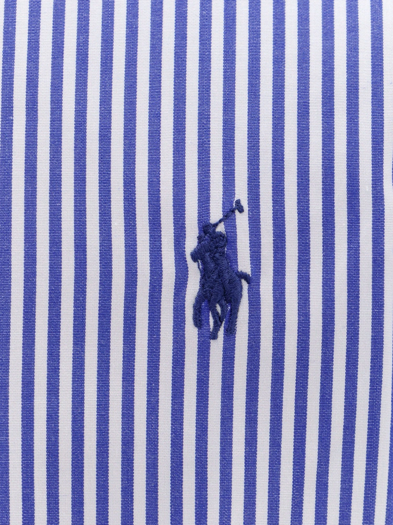 Striped stretch cotton shirt.webp