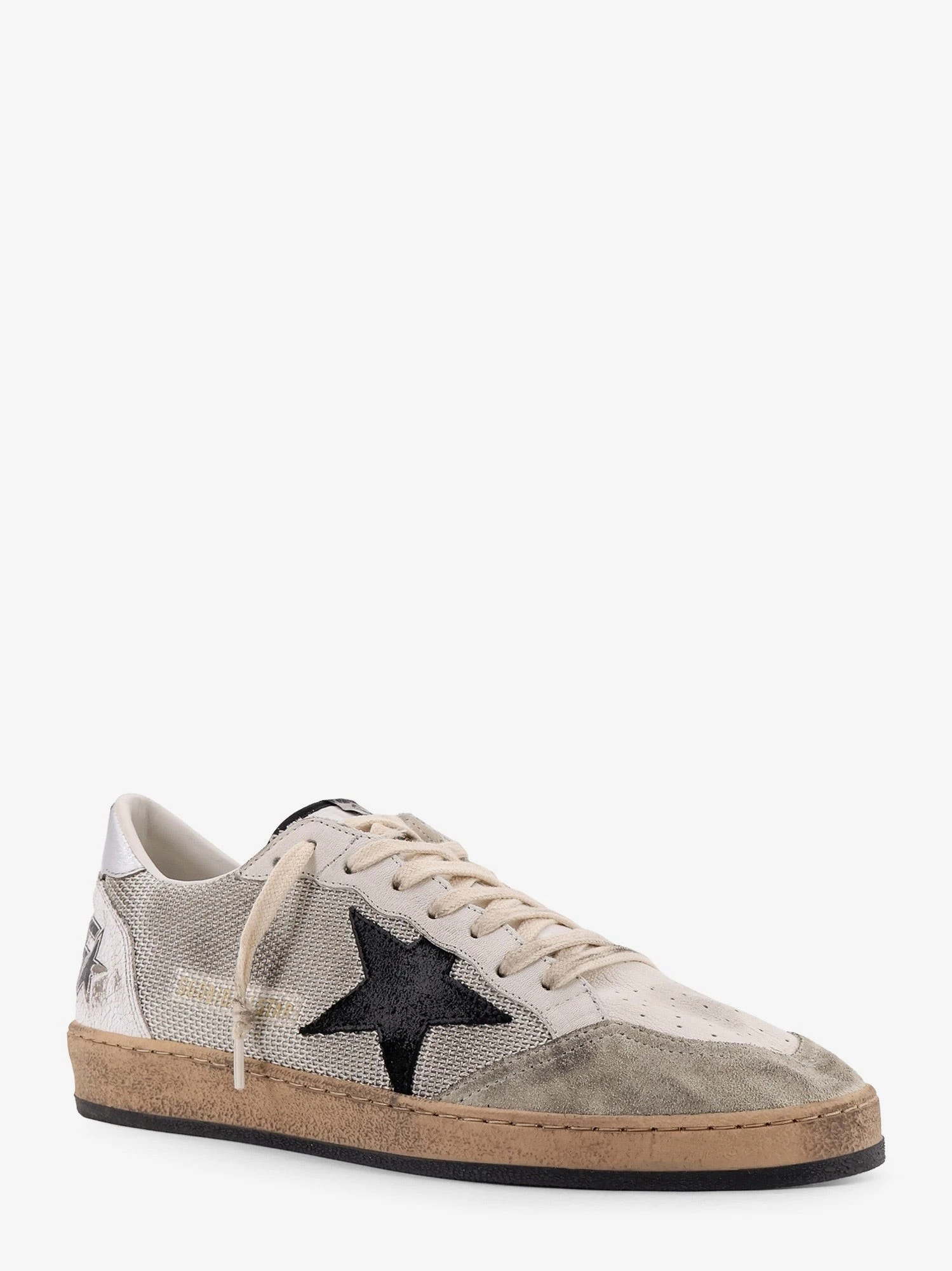Ball Star mesh and leather low-top sneakers.webp
