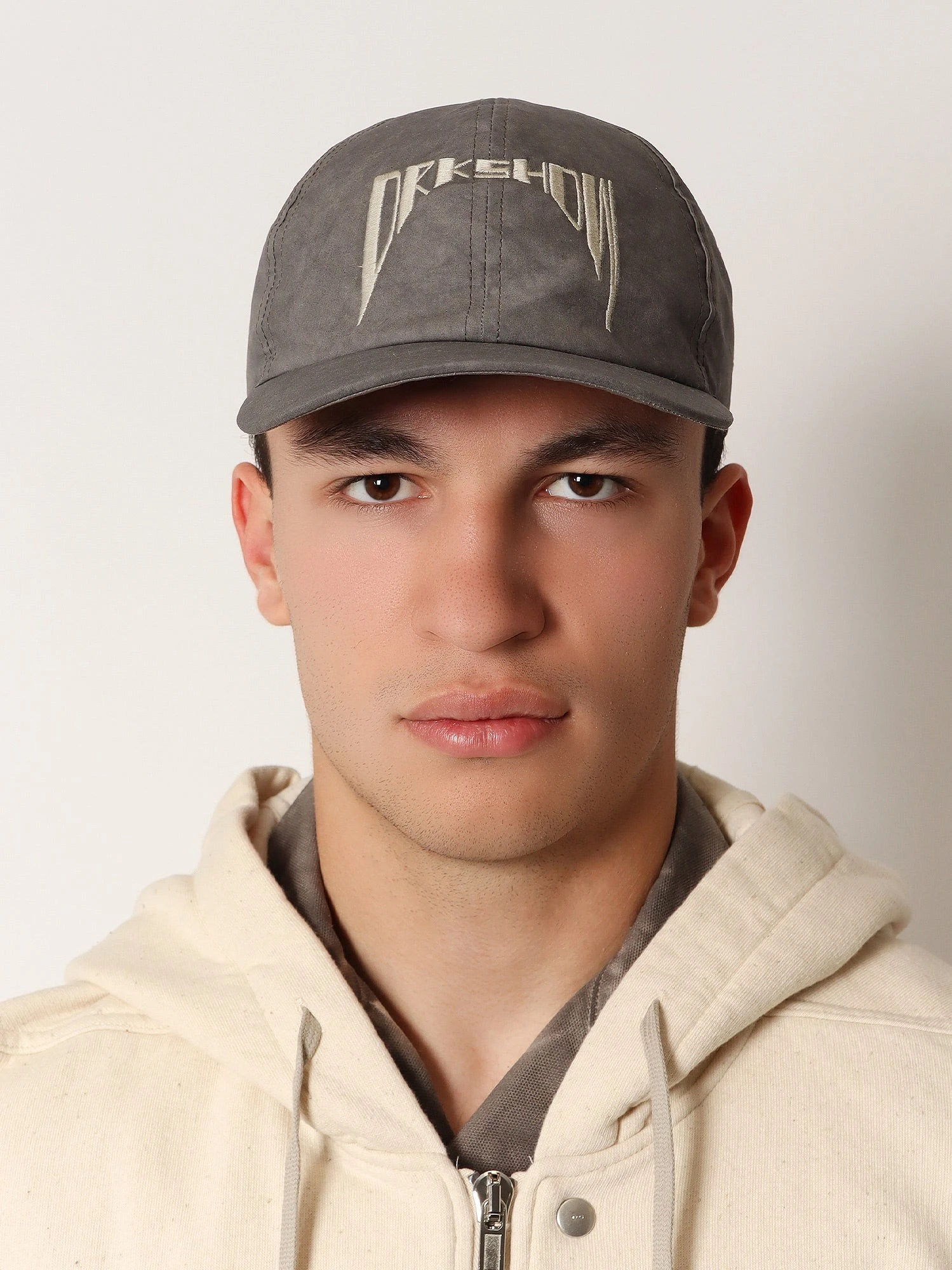 Cotton baseball hat with logo on the front.webp