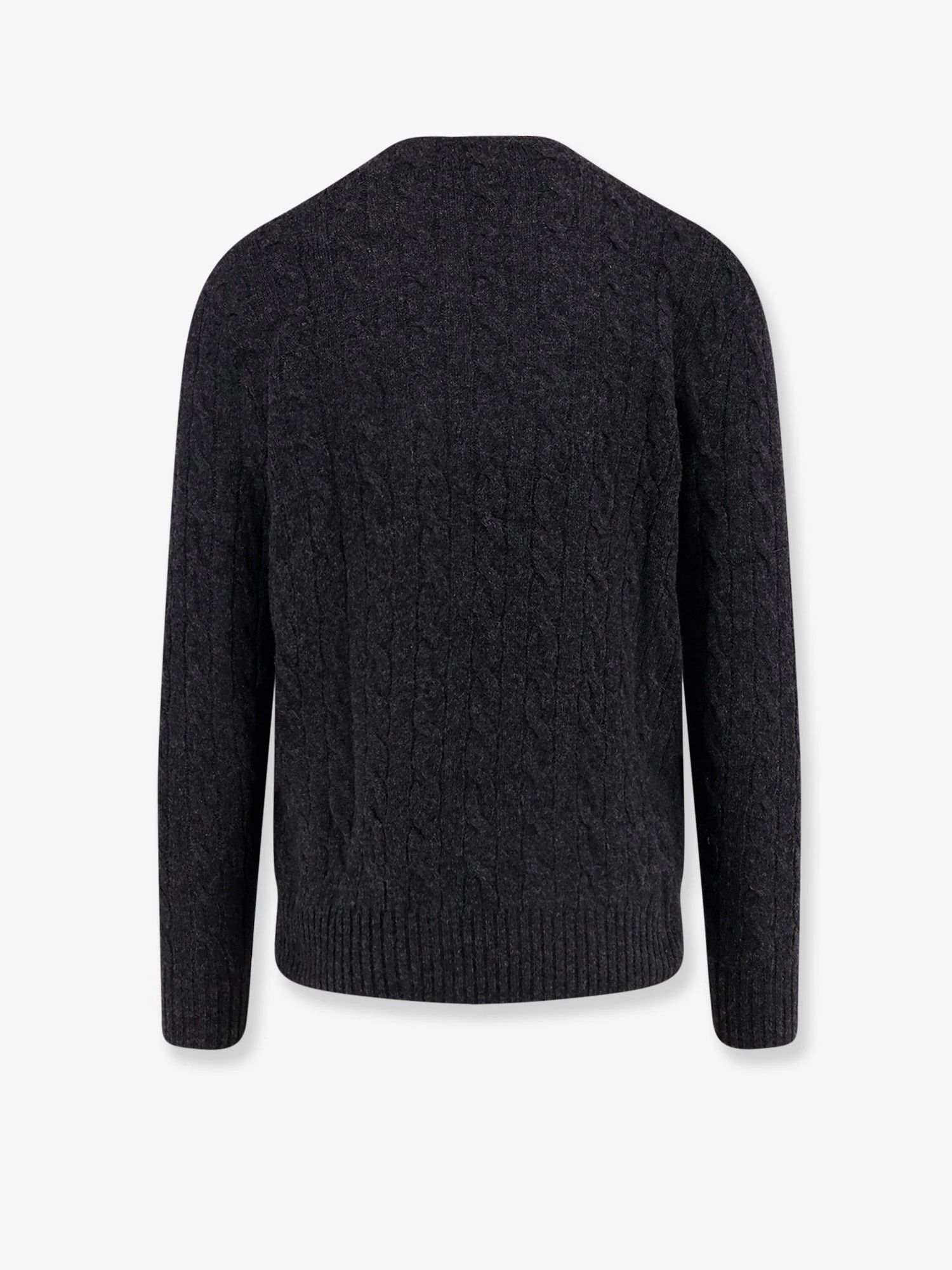 Wool and cashmere cable knit sweater.webp