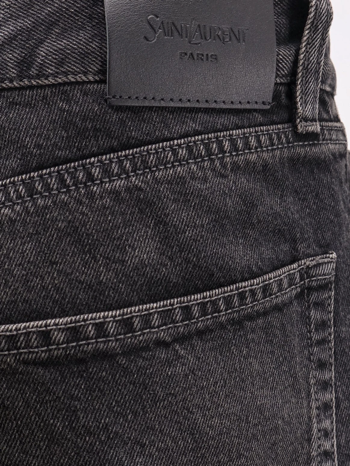 Long Mick black denim trousers.webp