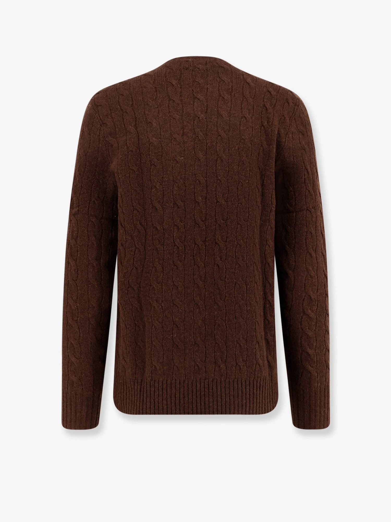 Wool and cashmere cable knit sweater.webp