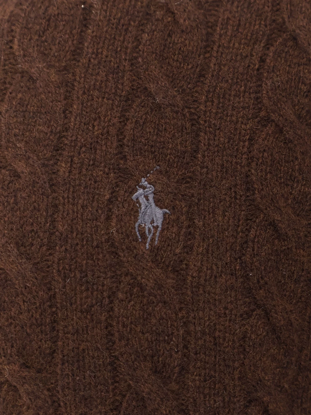 Wool and cashmere cable knit sweater.webp