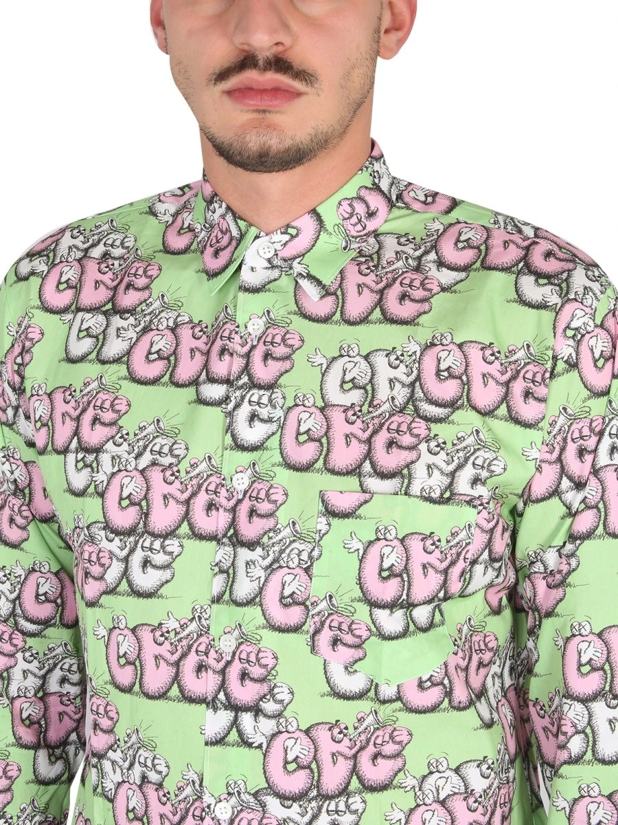 SHIRT WITH PRINT X KAWS.webp