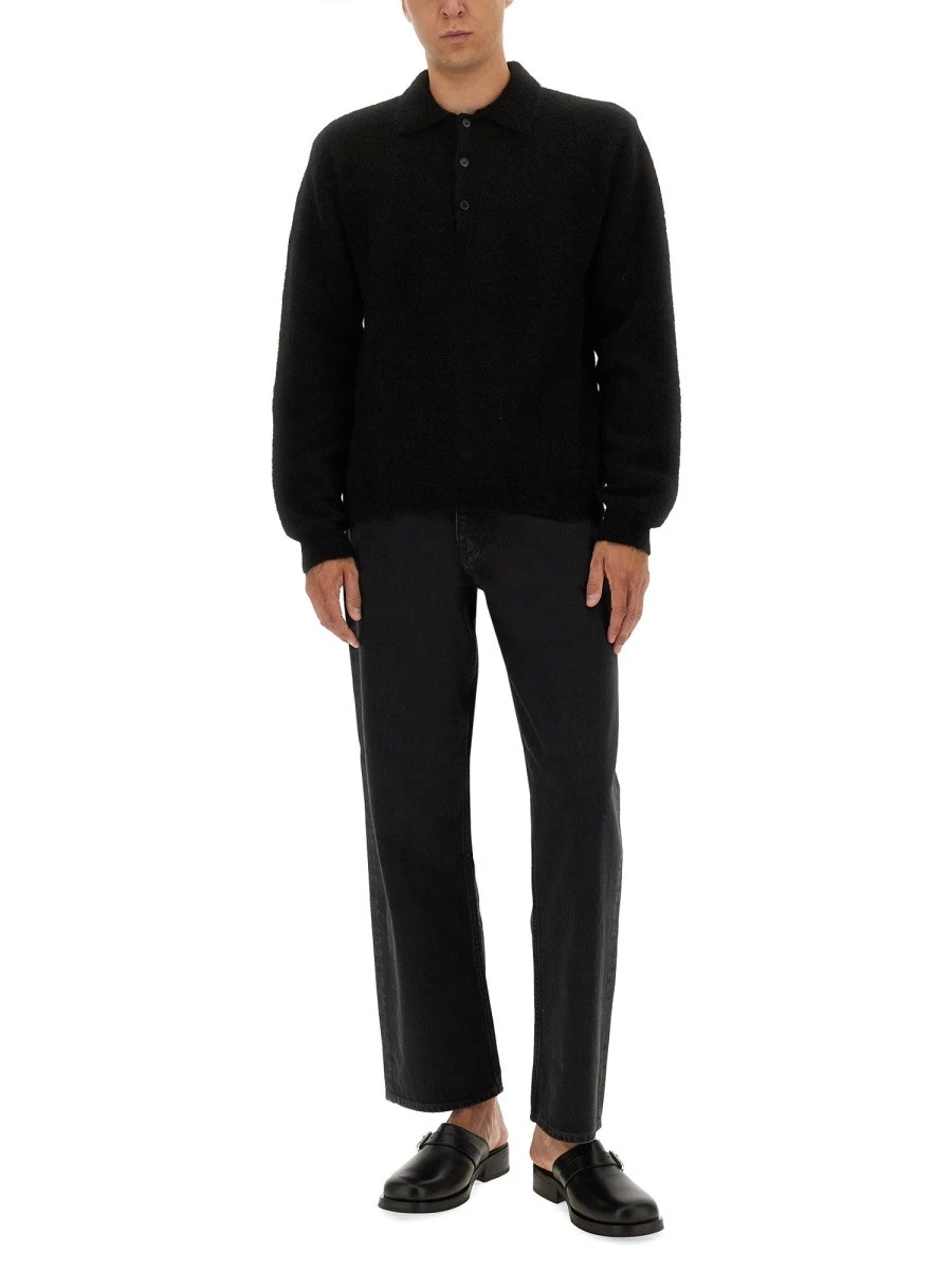 WOOL SWEATER WITH POLO COLLAR.webp