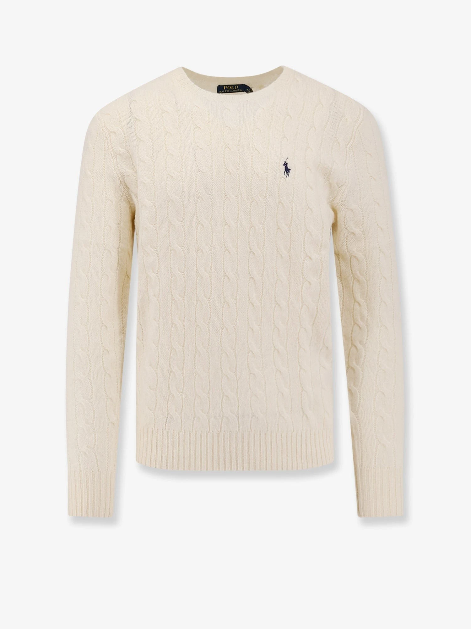 Wool and cashmere cable knit sweater.webp