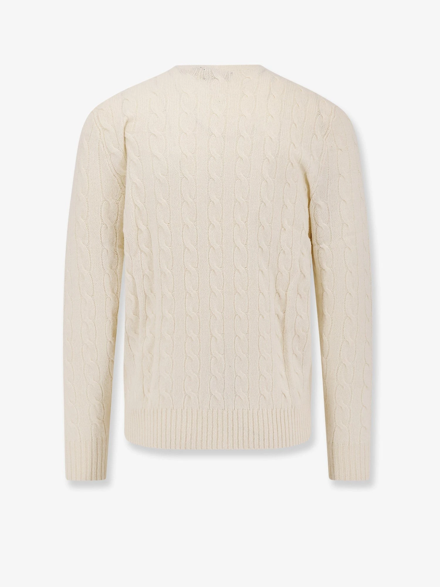 Wool and cashmere cable knit sweater.webp