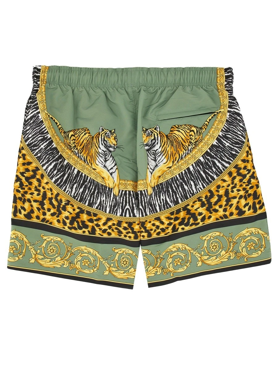 "WILD CATS" BEACH BERMUDA SHORTS.webp
