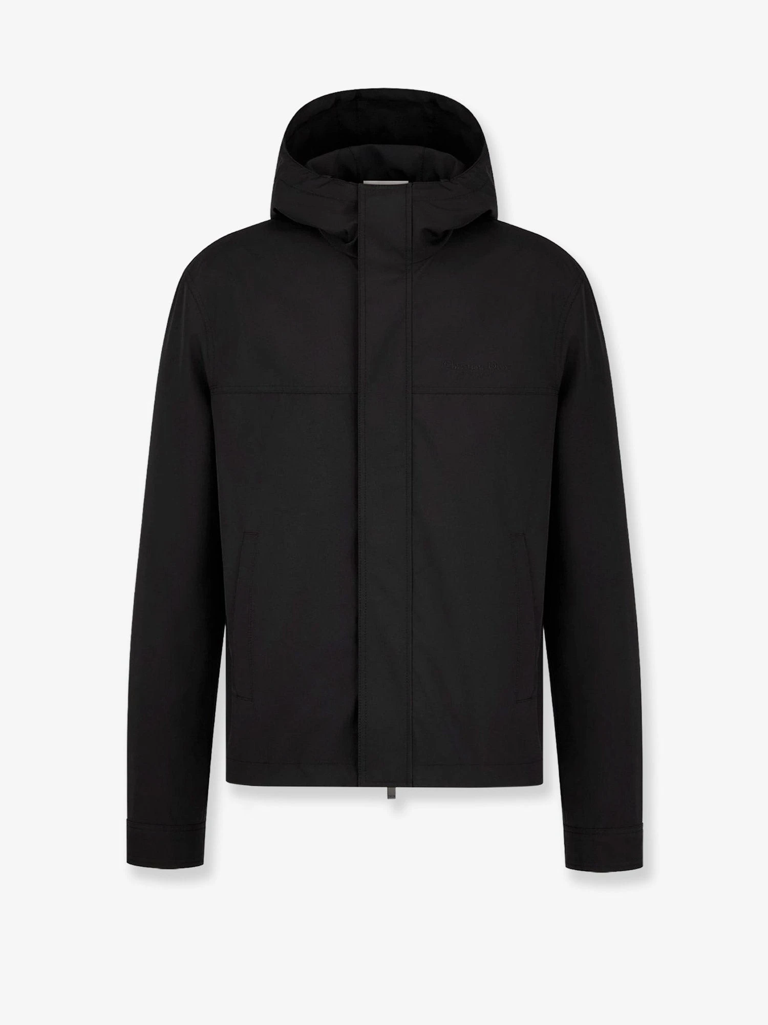 Hooded jacket with iconic embroidery.webp