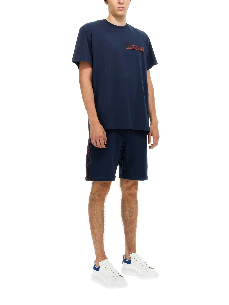 BERMUDA SHORTS WITH SELVEDGE LOGO BAND.webp