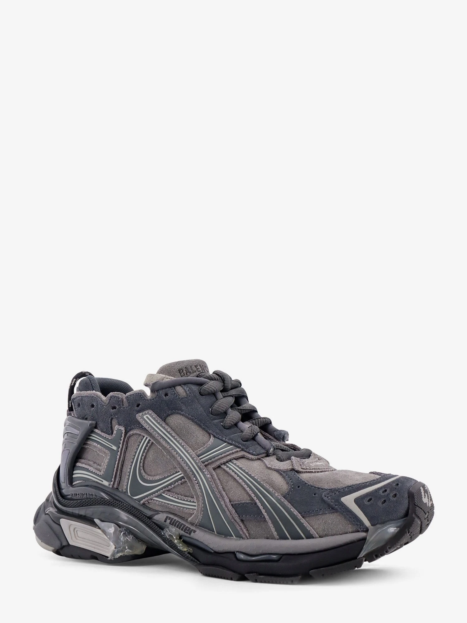 Runner low-top suede sneakers.webp