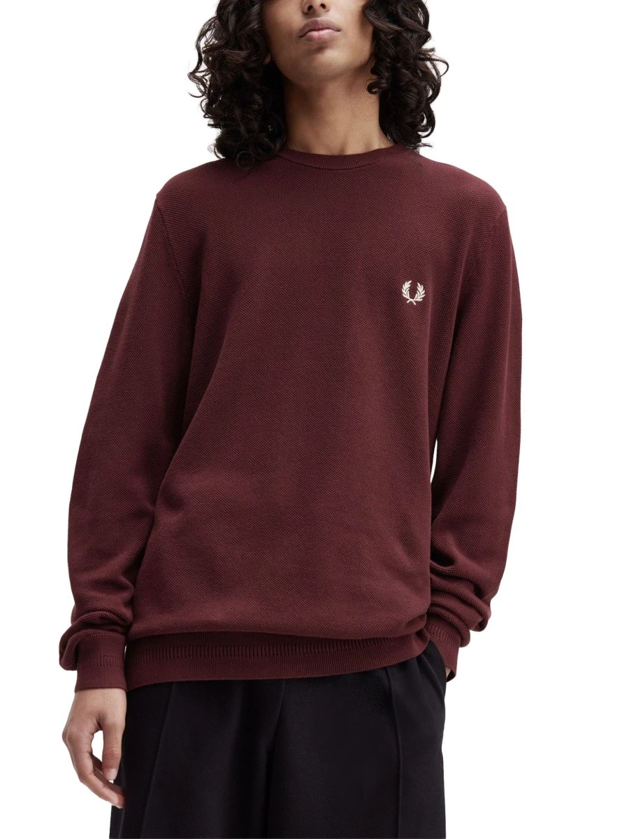 PIQUE SWEATER WITH LOGO.webp