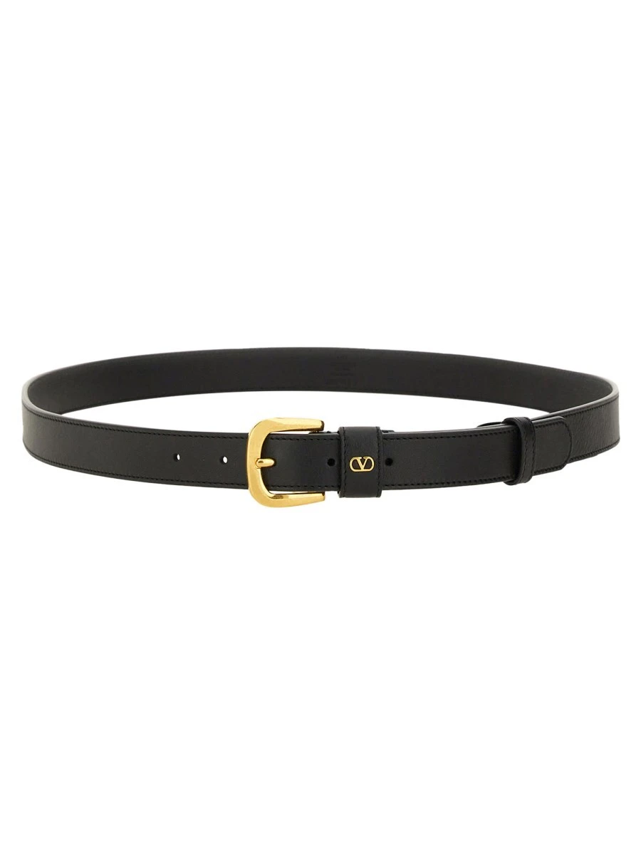 GLOSSY CALFSKIN "VLOGO SIGNATURE" BELT.webp