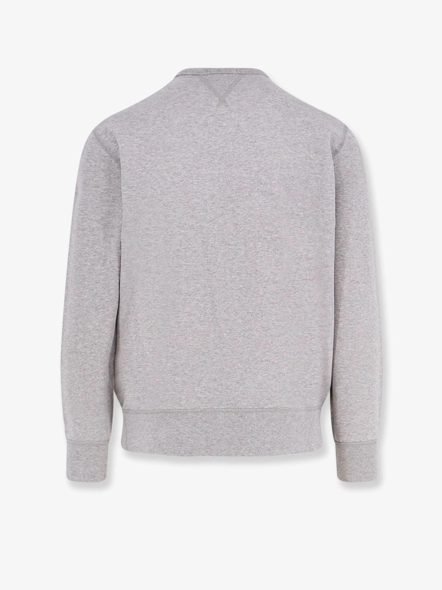 Cotton blend sweatshirt with logo.webp