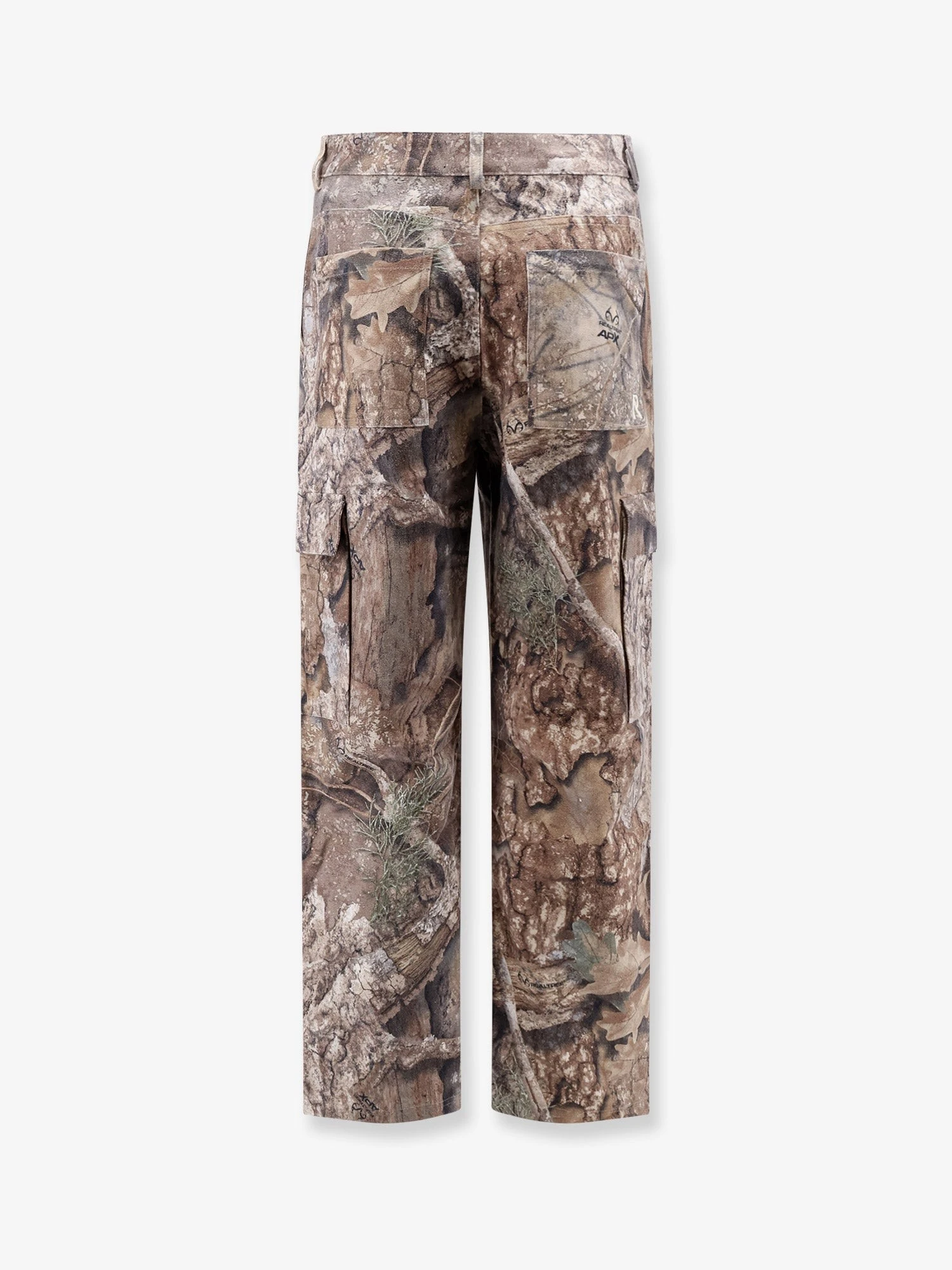 Cargo trousers with Real Tree Camouflage print.webp