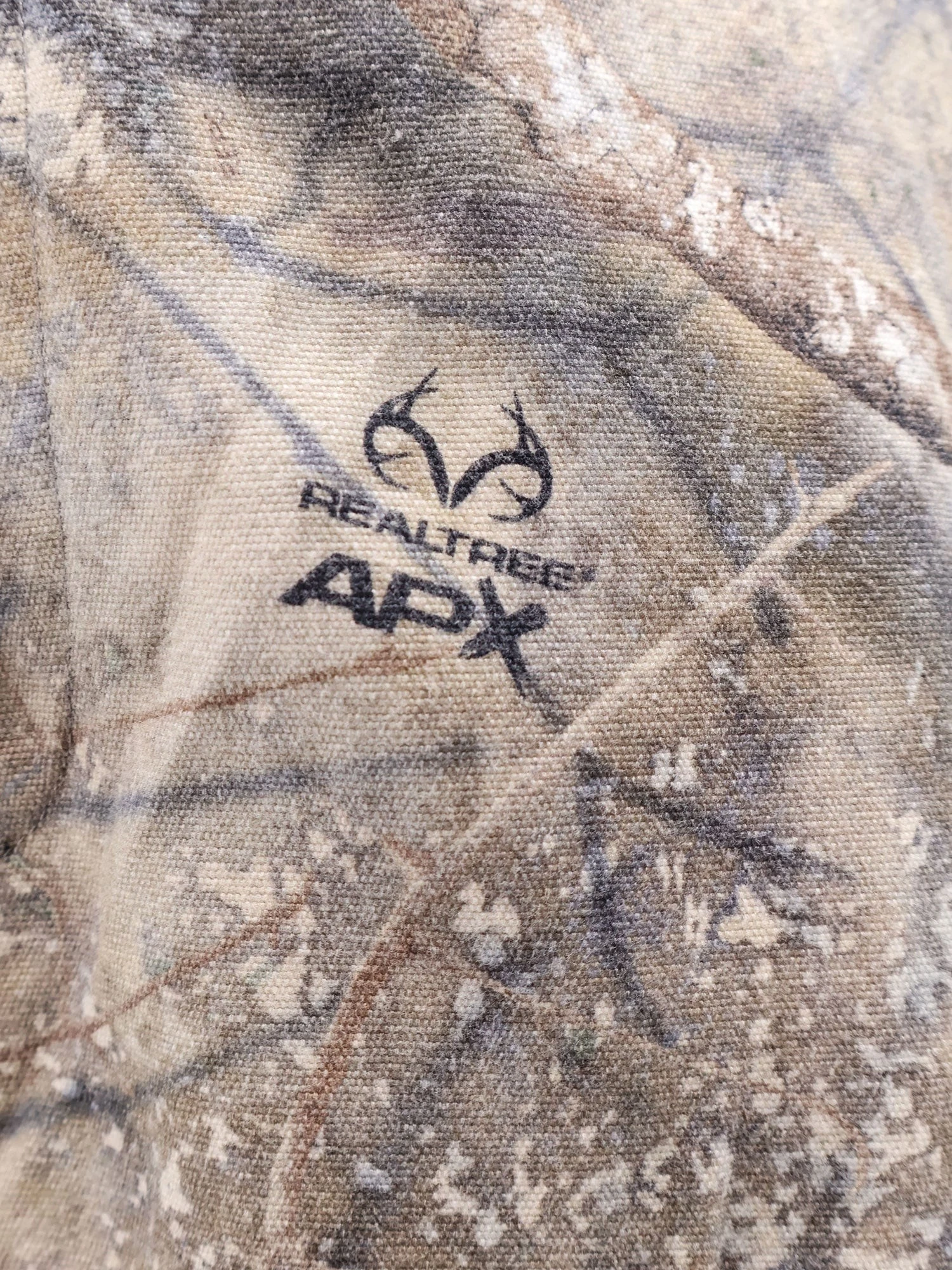 Cargo trousers with Real Tree Camouflage print.webp