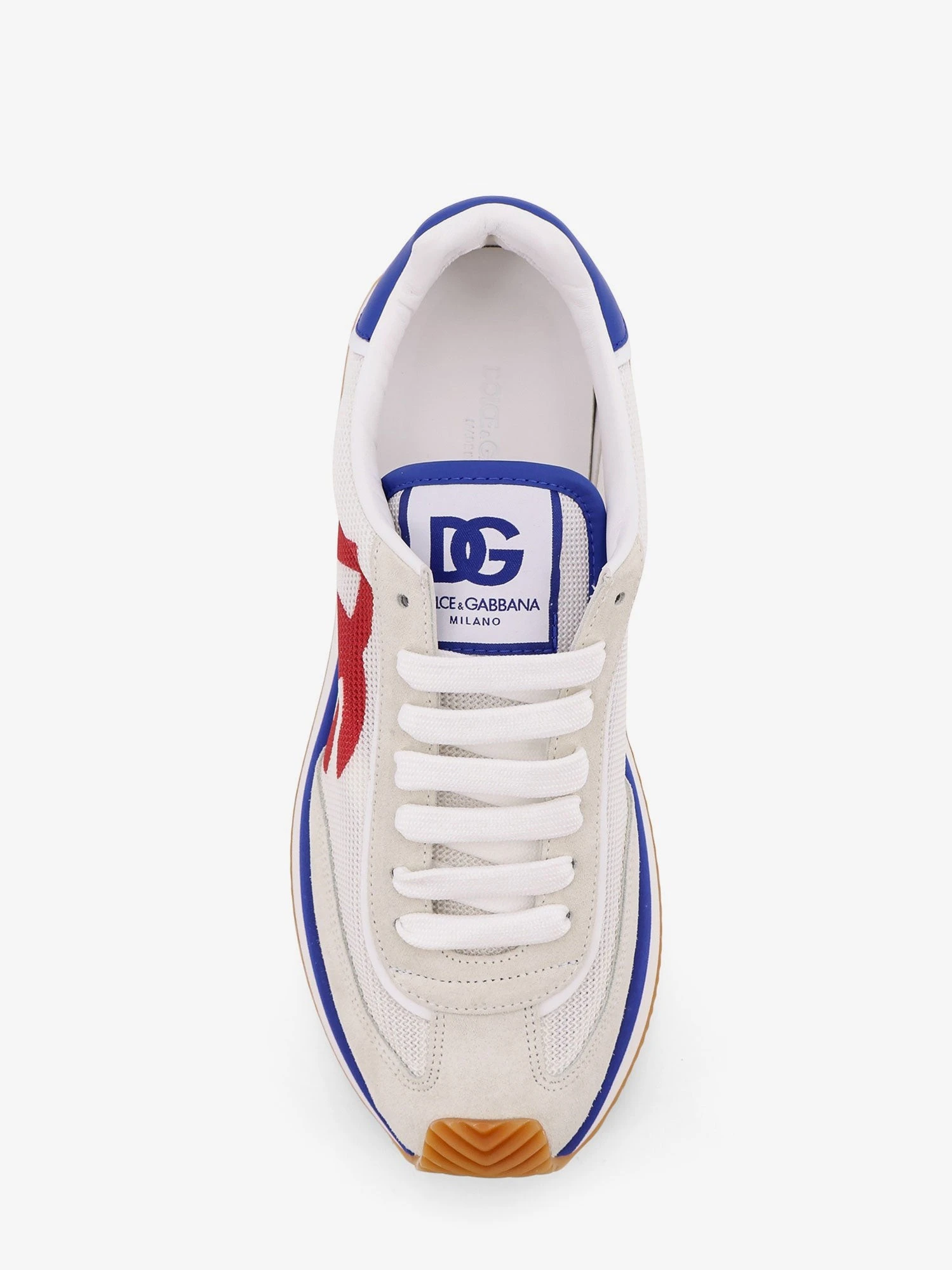 Leather sneakers with DG logo.webp