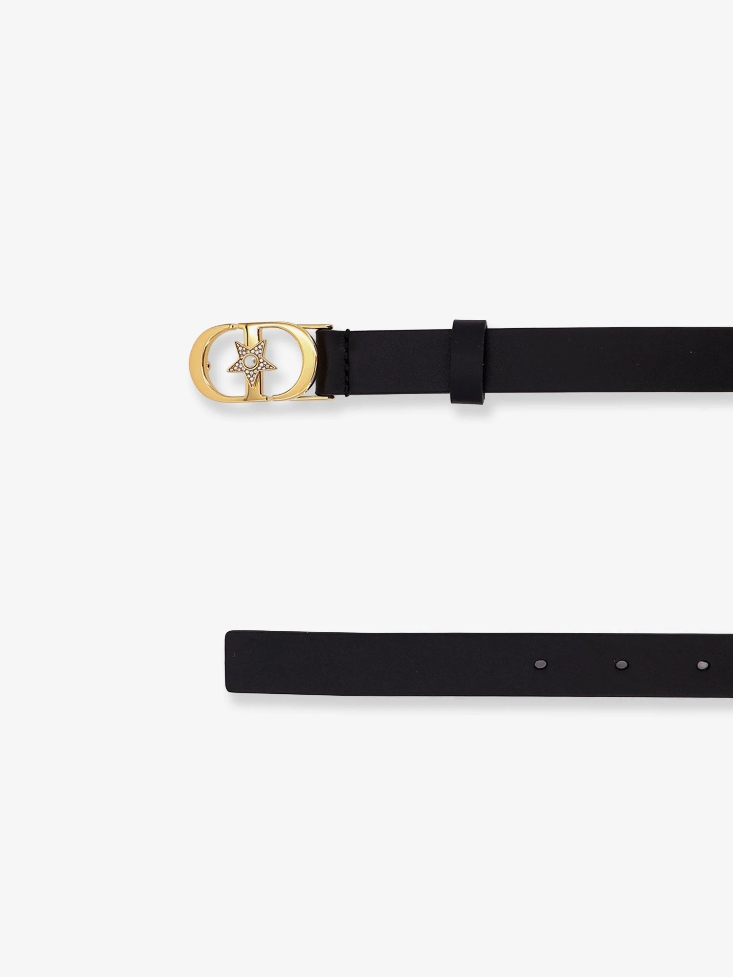 Lucky 30 Montaigne Star leather belt.webp