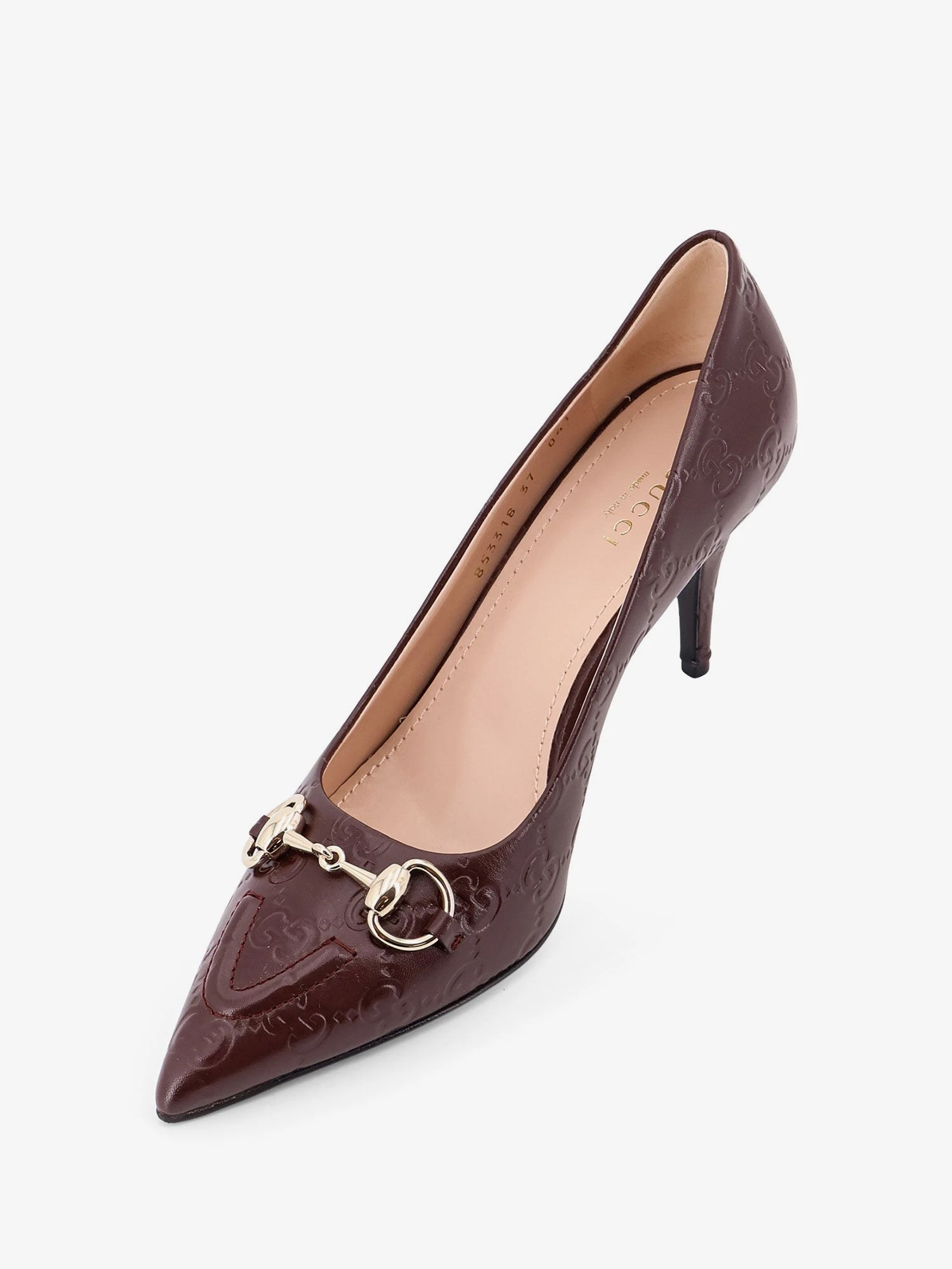 GG leather décolleté.webp