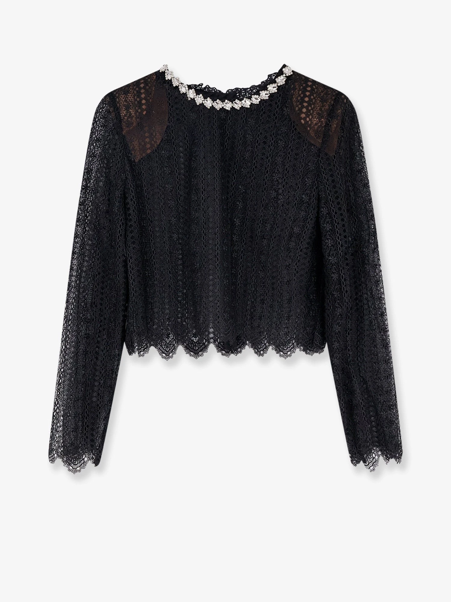Lace top with rhinestones.webp