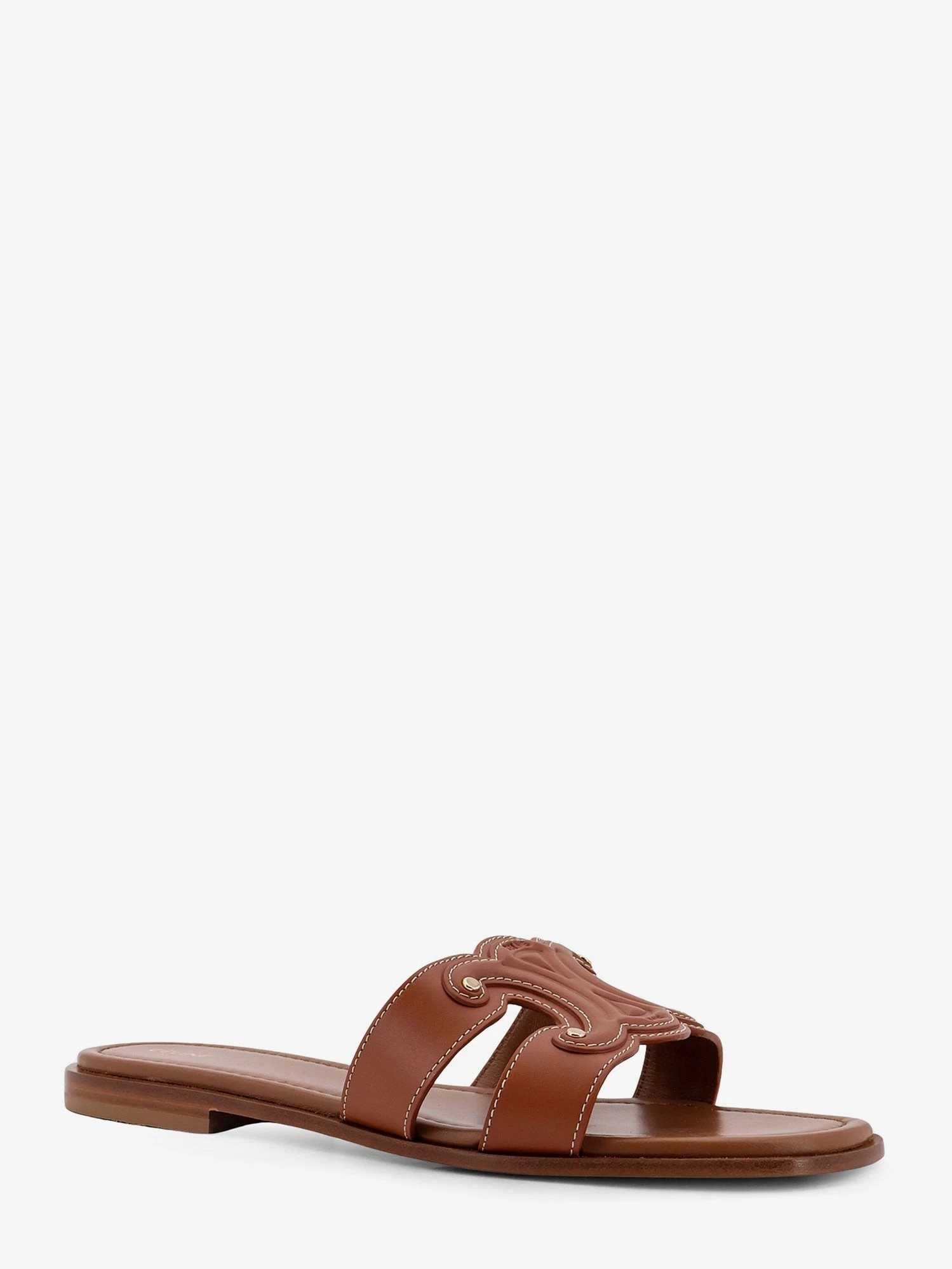 Marina low leather sandals.webp