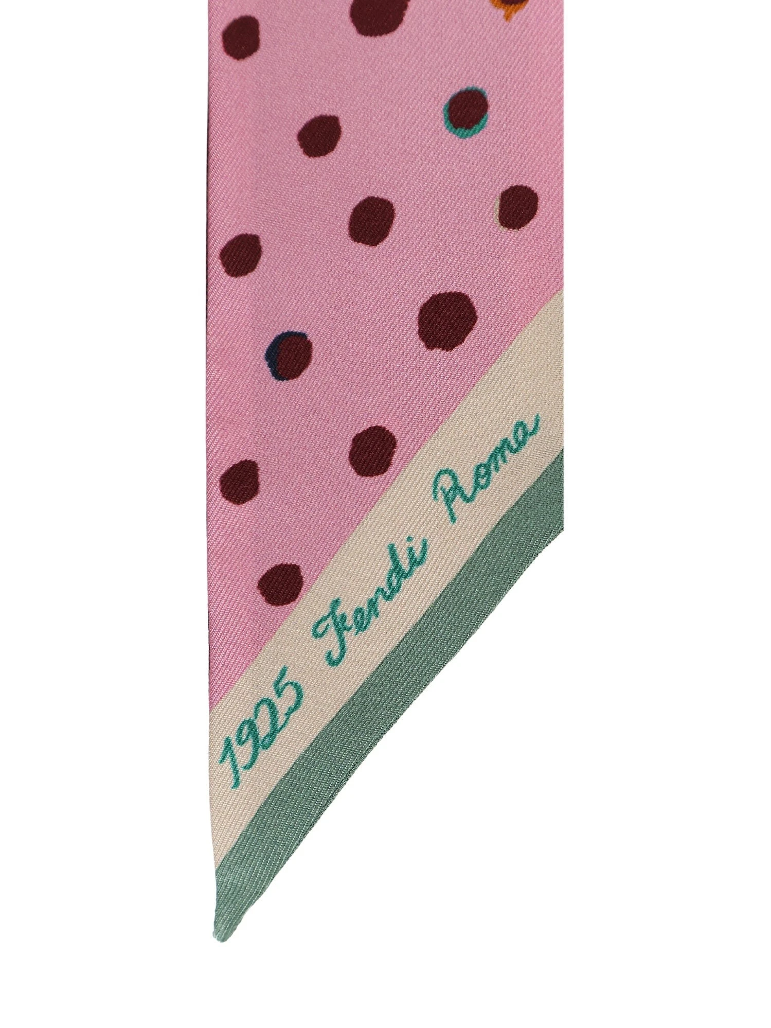 Silk Wrappy bandeau with Falena Dots motif.webp