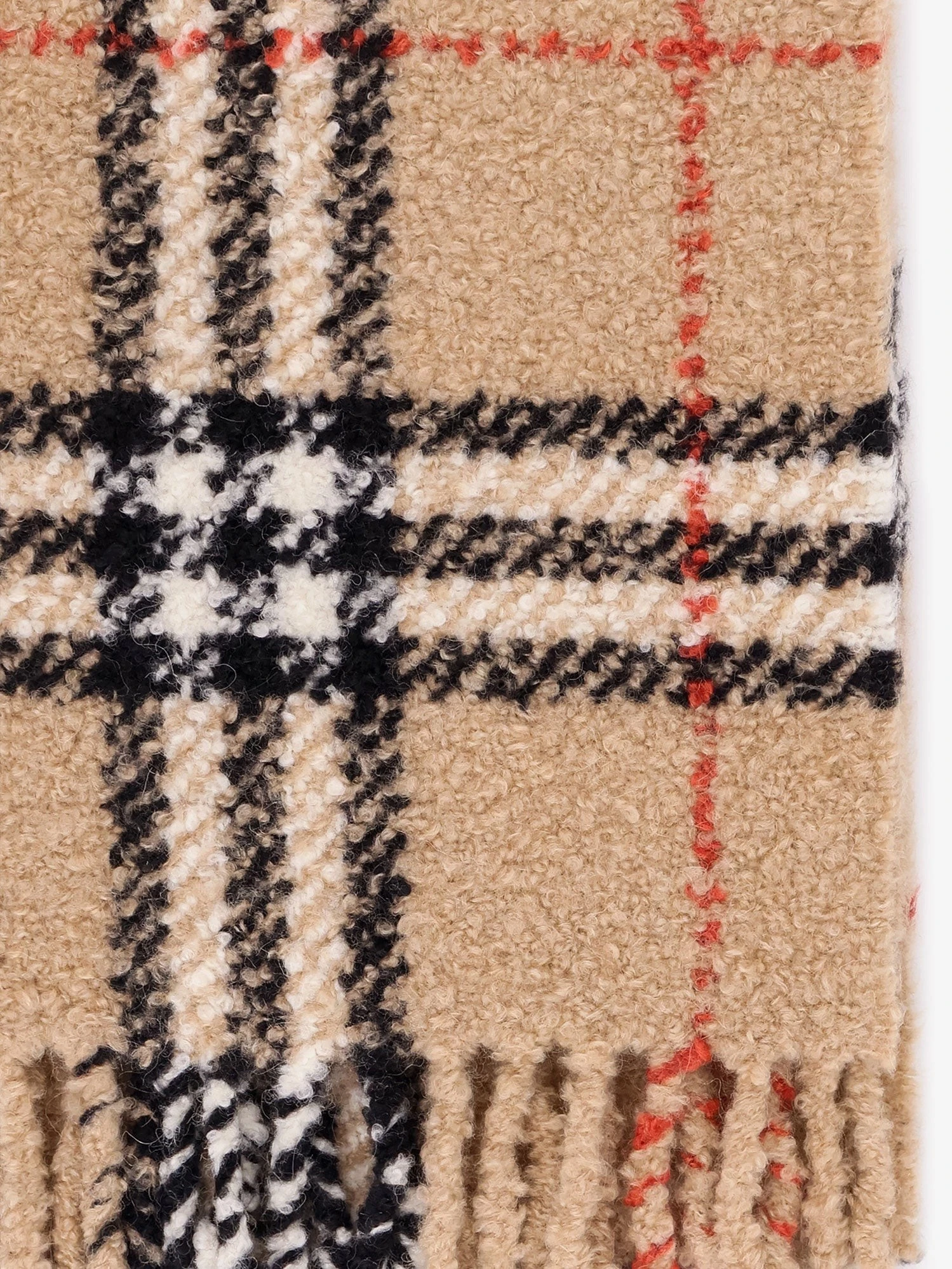 Wool blend and alpaca bouclé scarf.webp