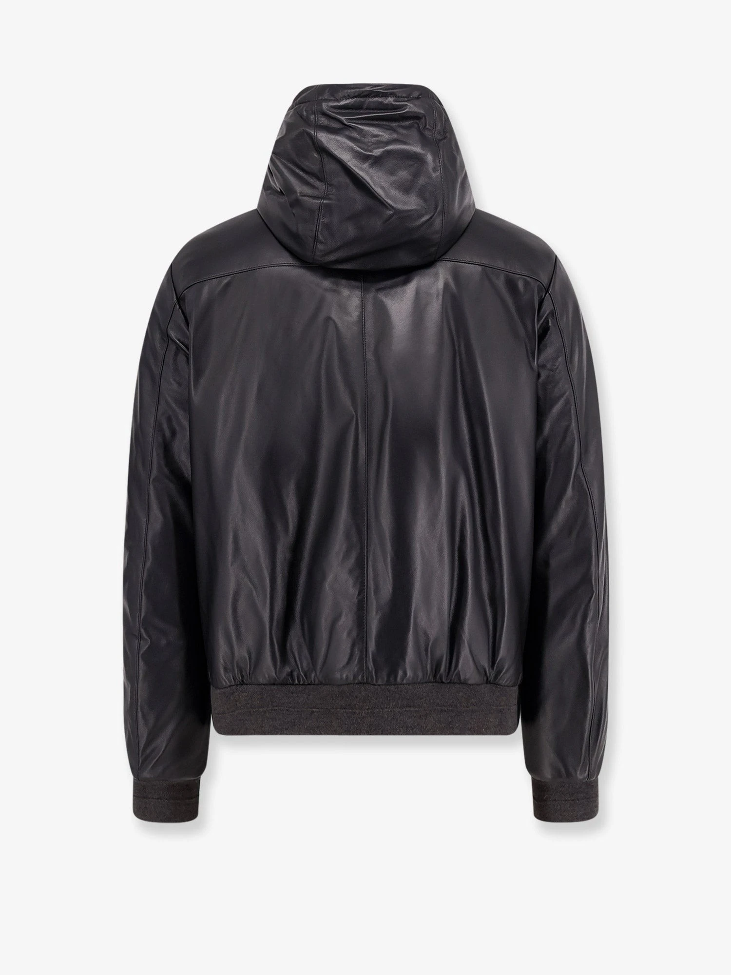 Reversible padded leather jacket.webp