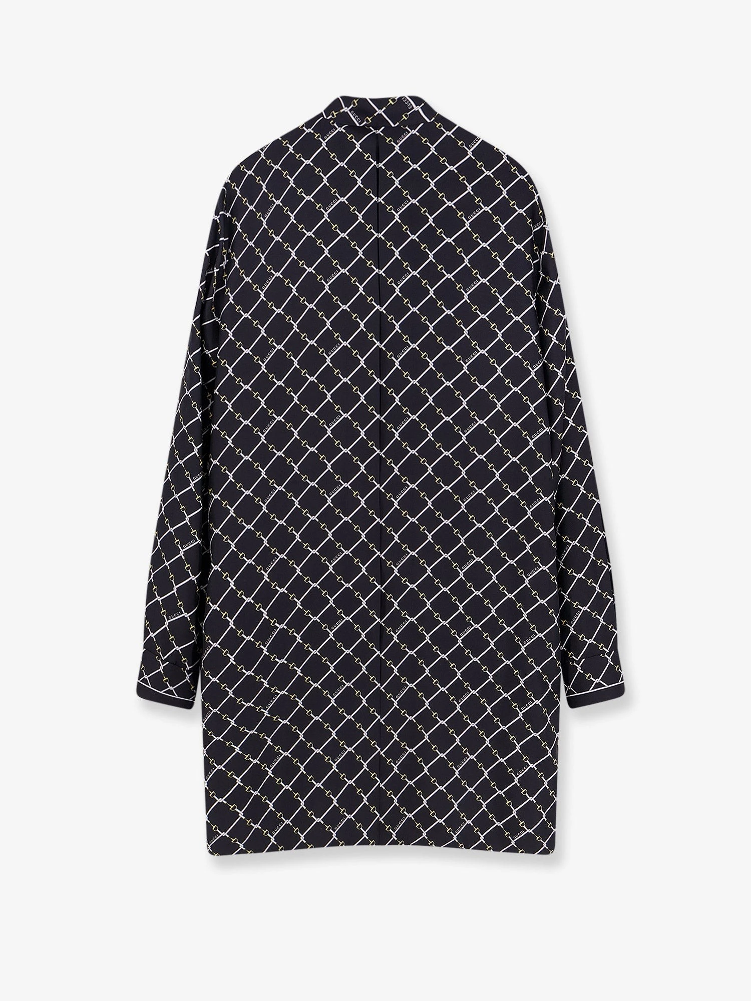 Short silk twill dress.webp