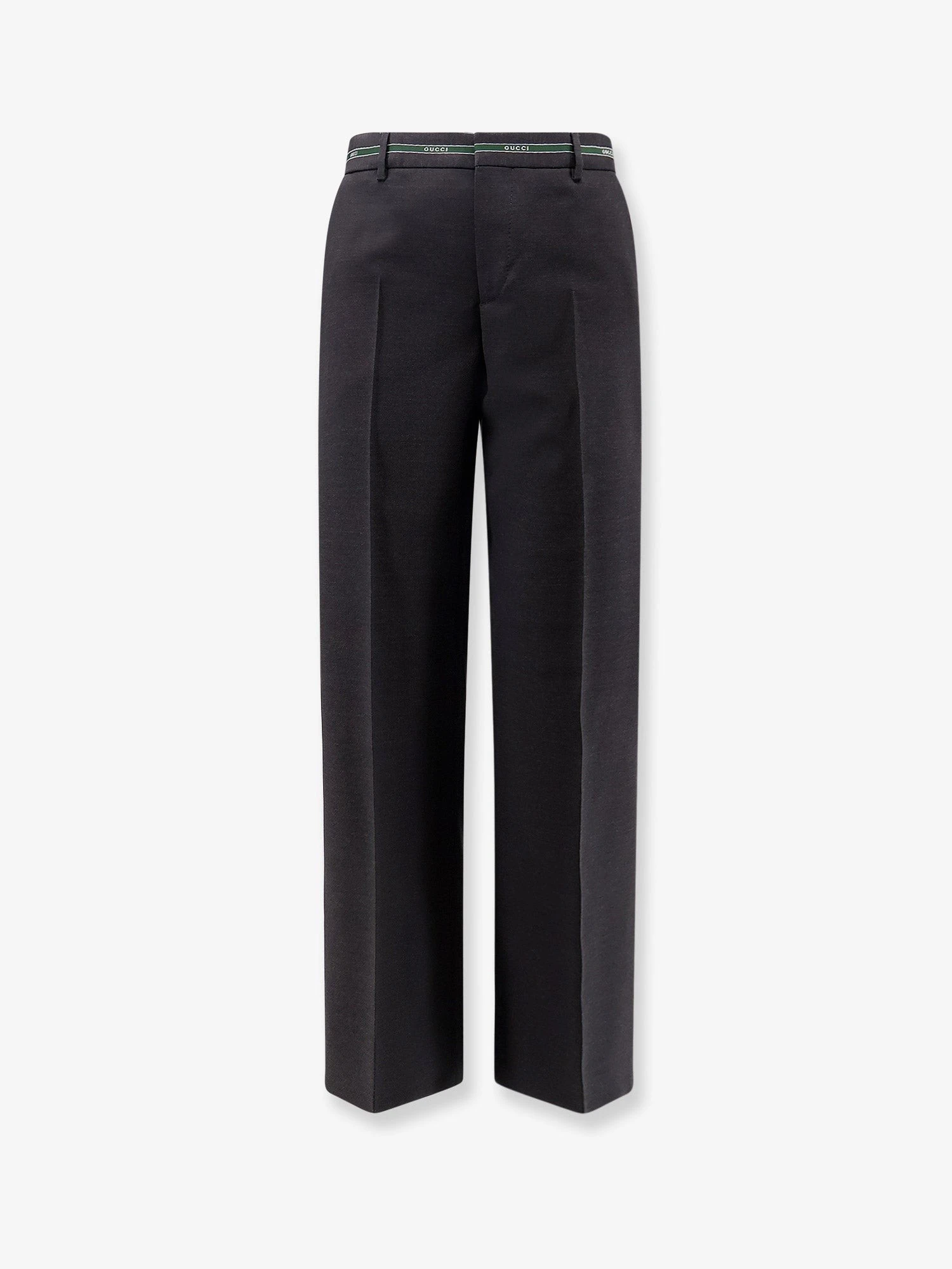 Wool trousers with Gucci detail.webp