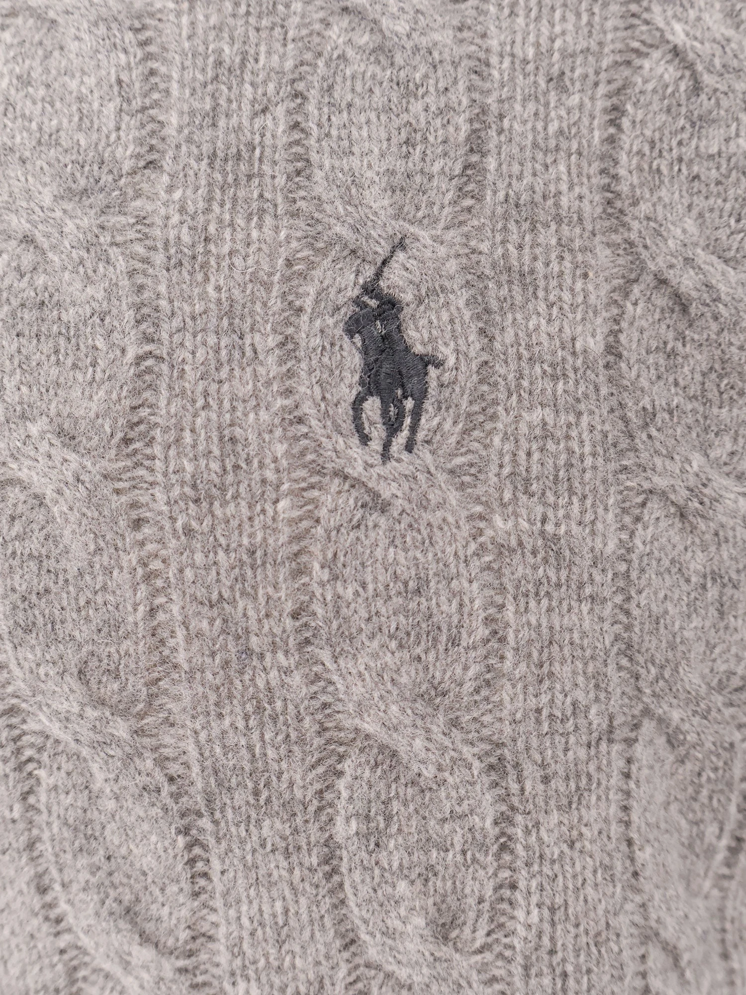 Wool an cashmere cable knit sweater.webp