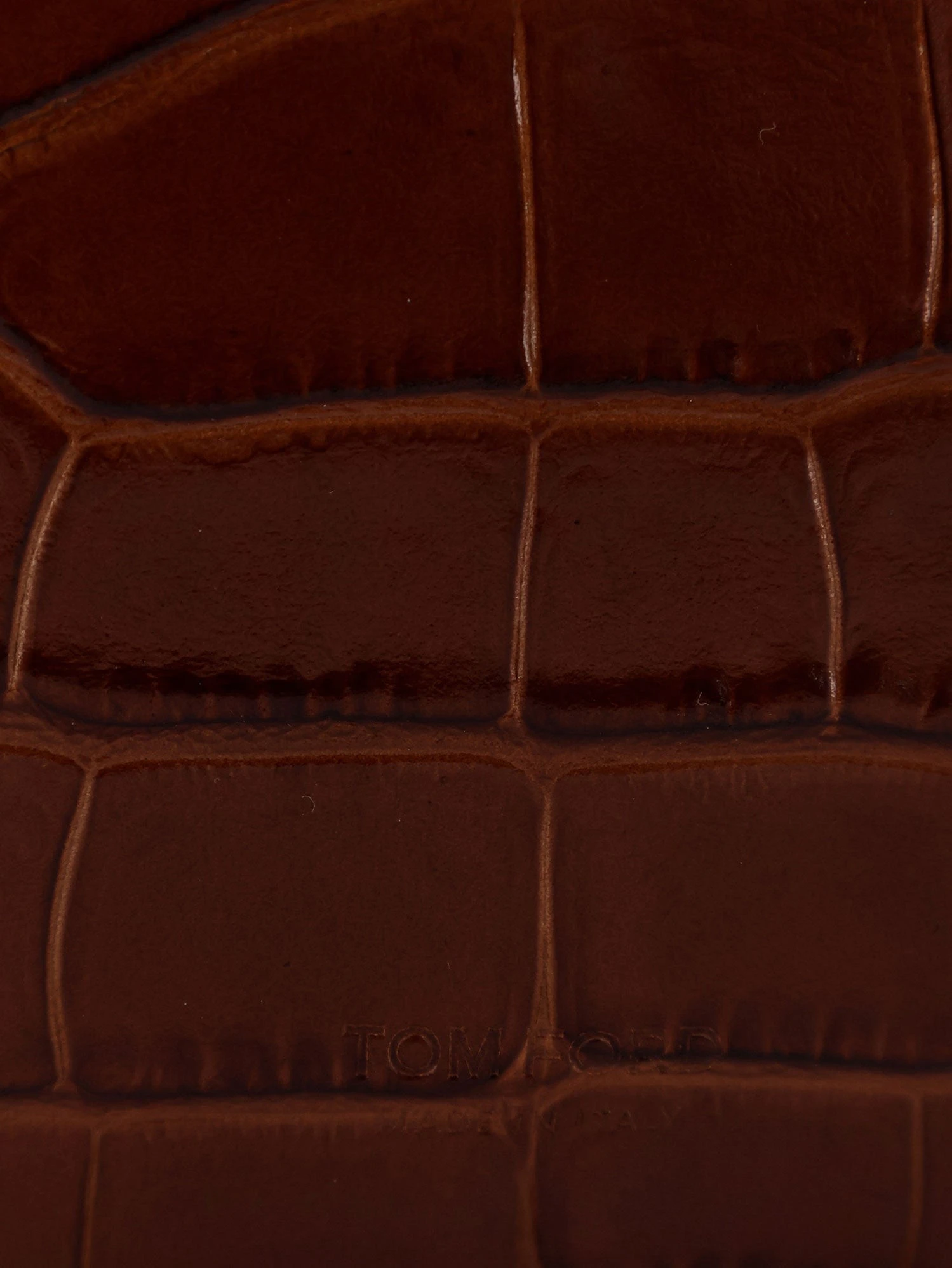 Croco print leather laptop pouch.webp