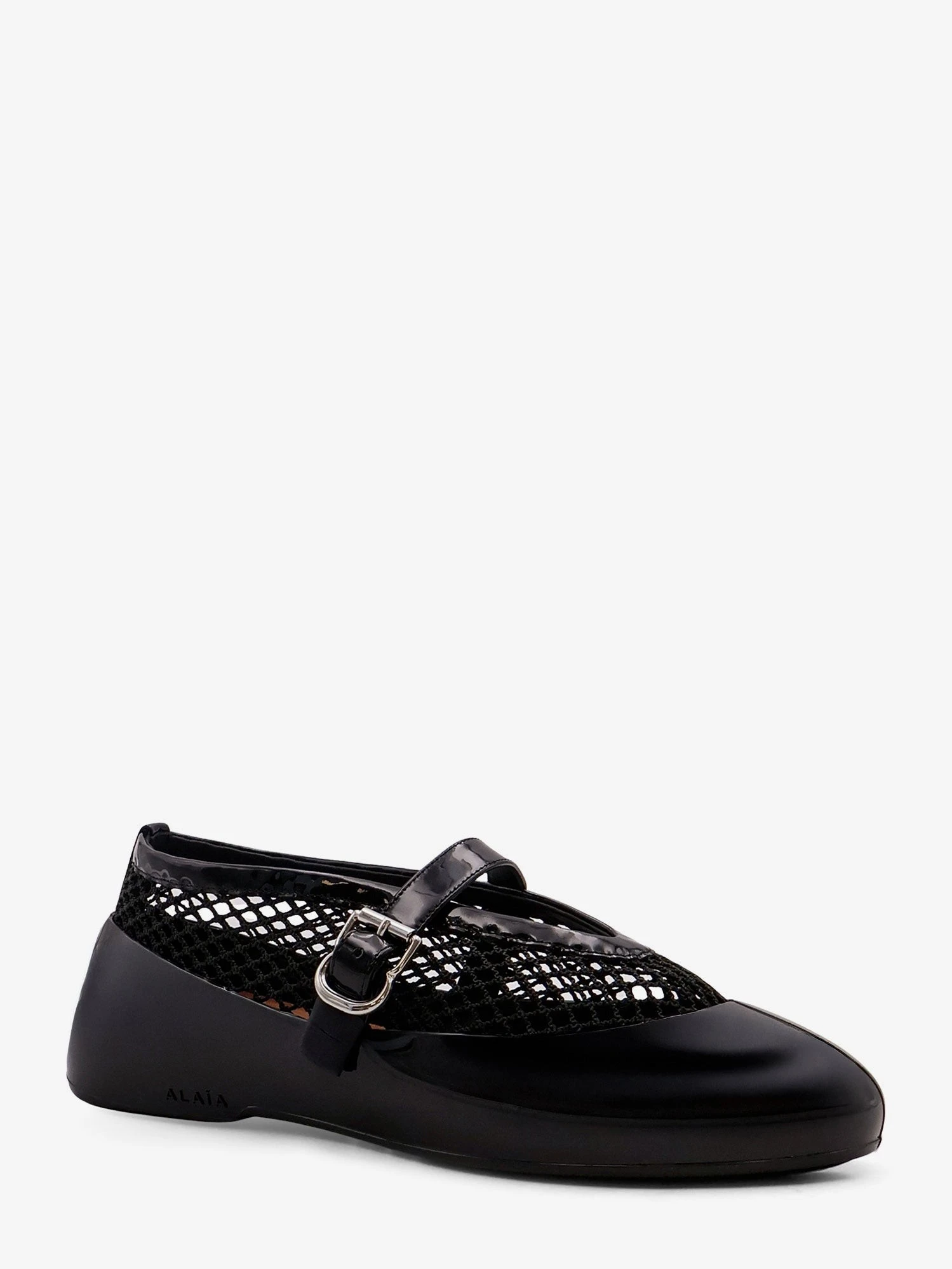 Rubber Flat mesh ballerinas.webp