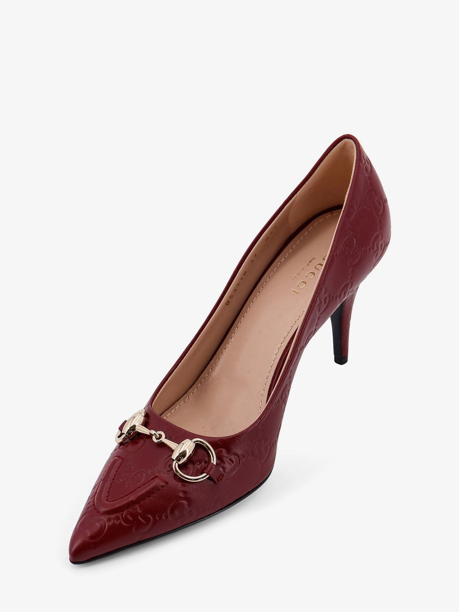 Gucci Rosso Ancora GG leather décolleté.webp