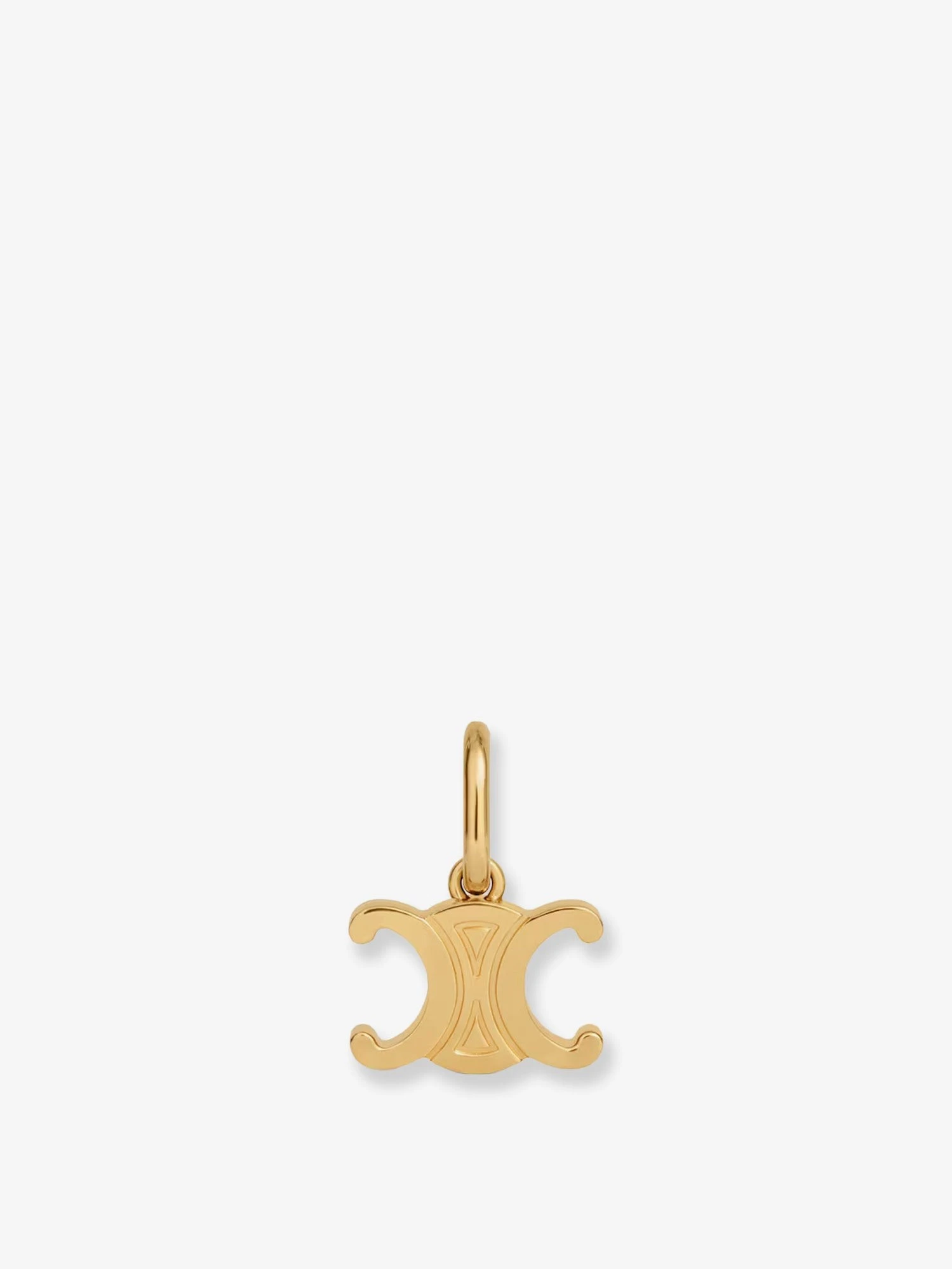 Celine Triomphe brass charm.webp